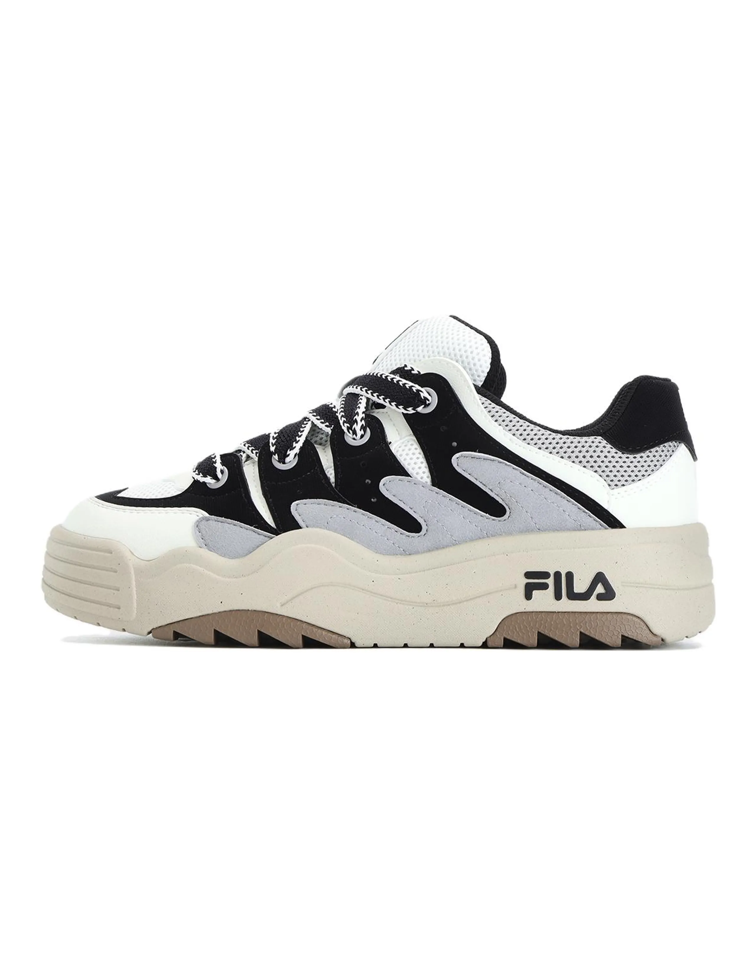 FILA Rosetta Skateboarding Shoes 'Black Grey' Women's
