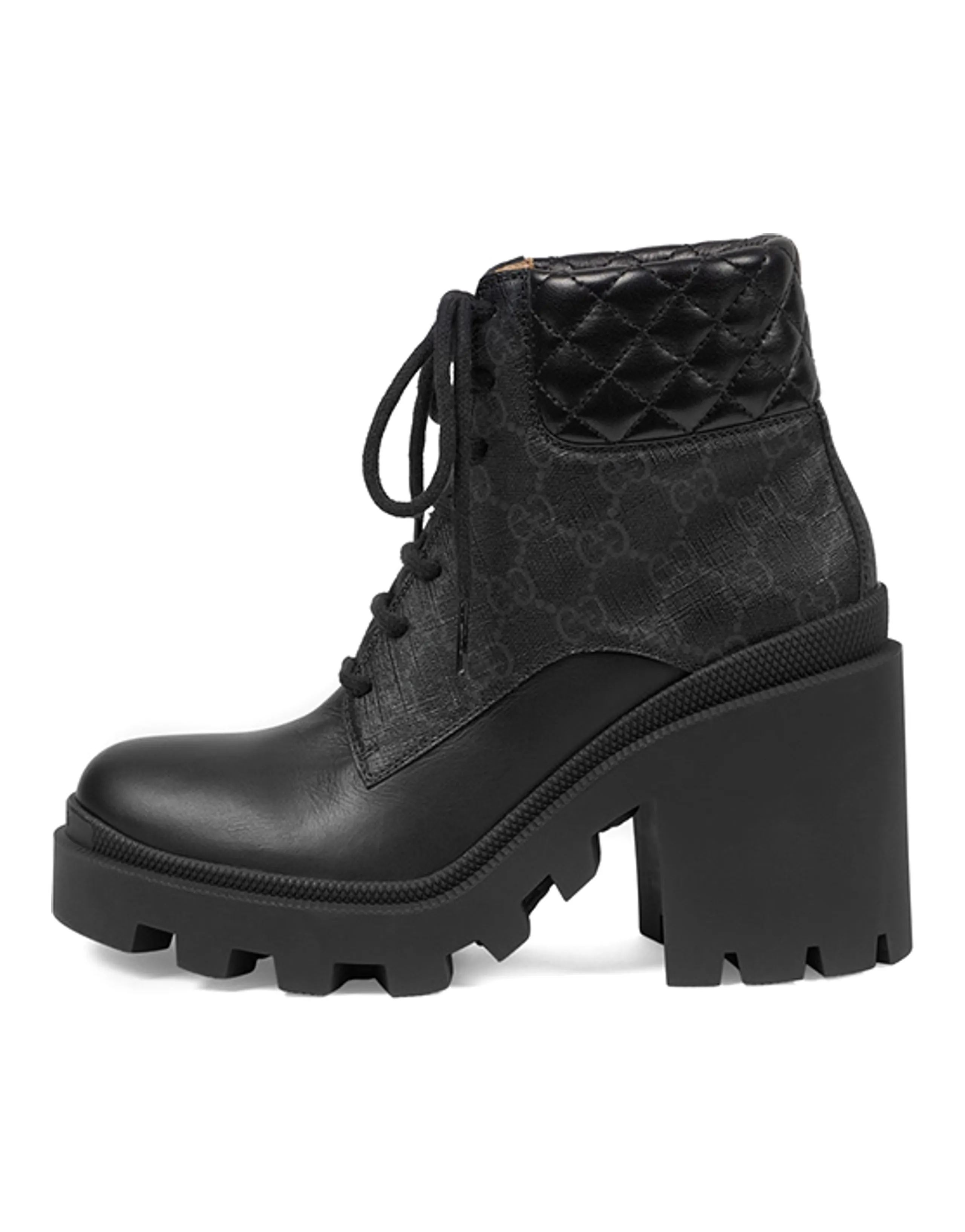 GUCCI Women's Gg Ankle Boot 'Black Gg Supreme' Women's