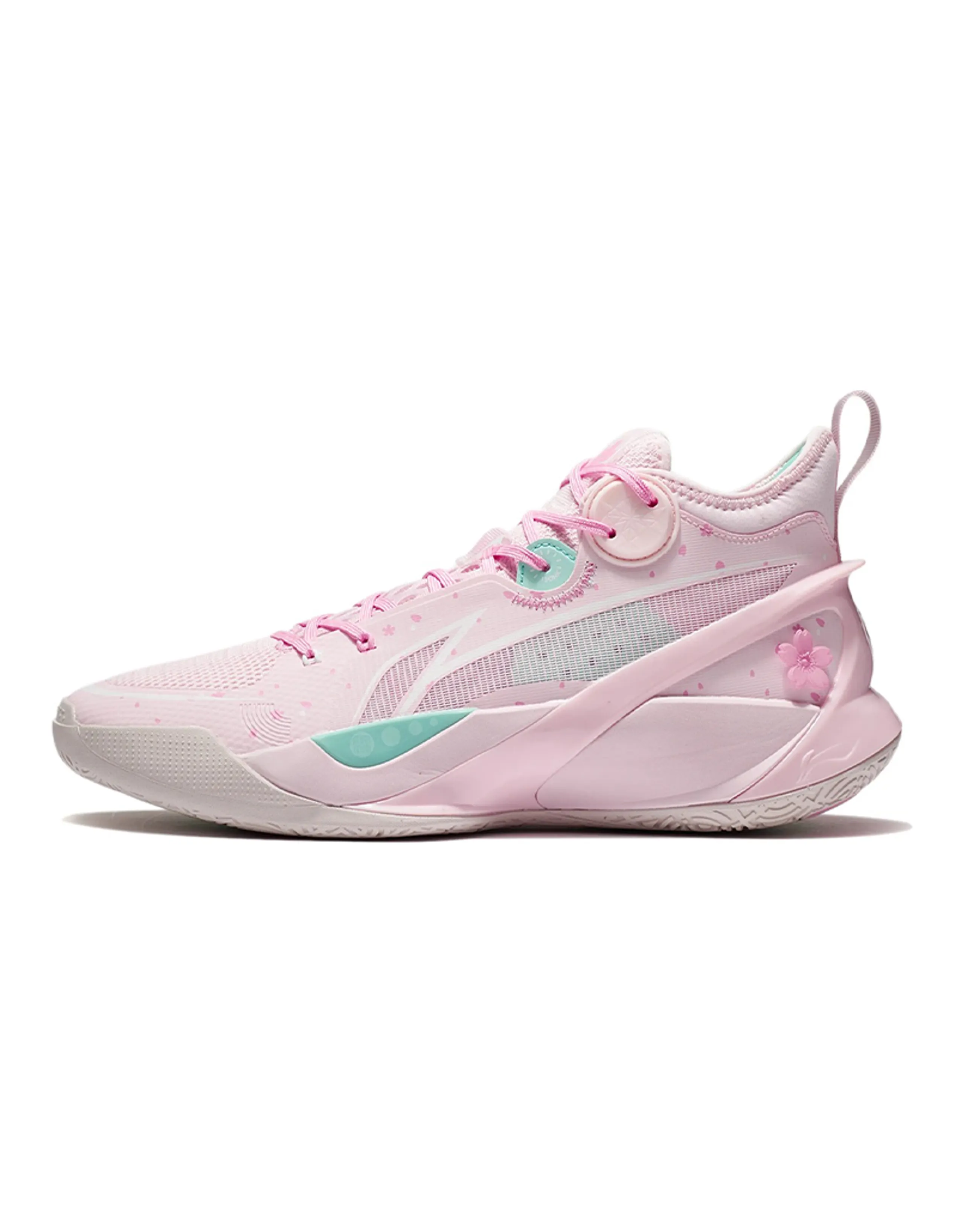 LINING SONIC 10 Basketball Shoes Men's Mid top Primrose Pink