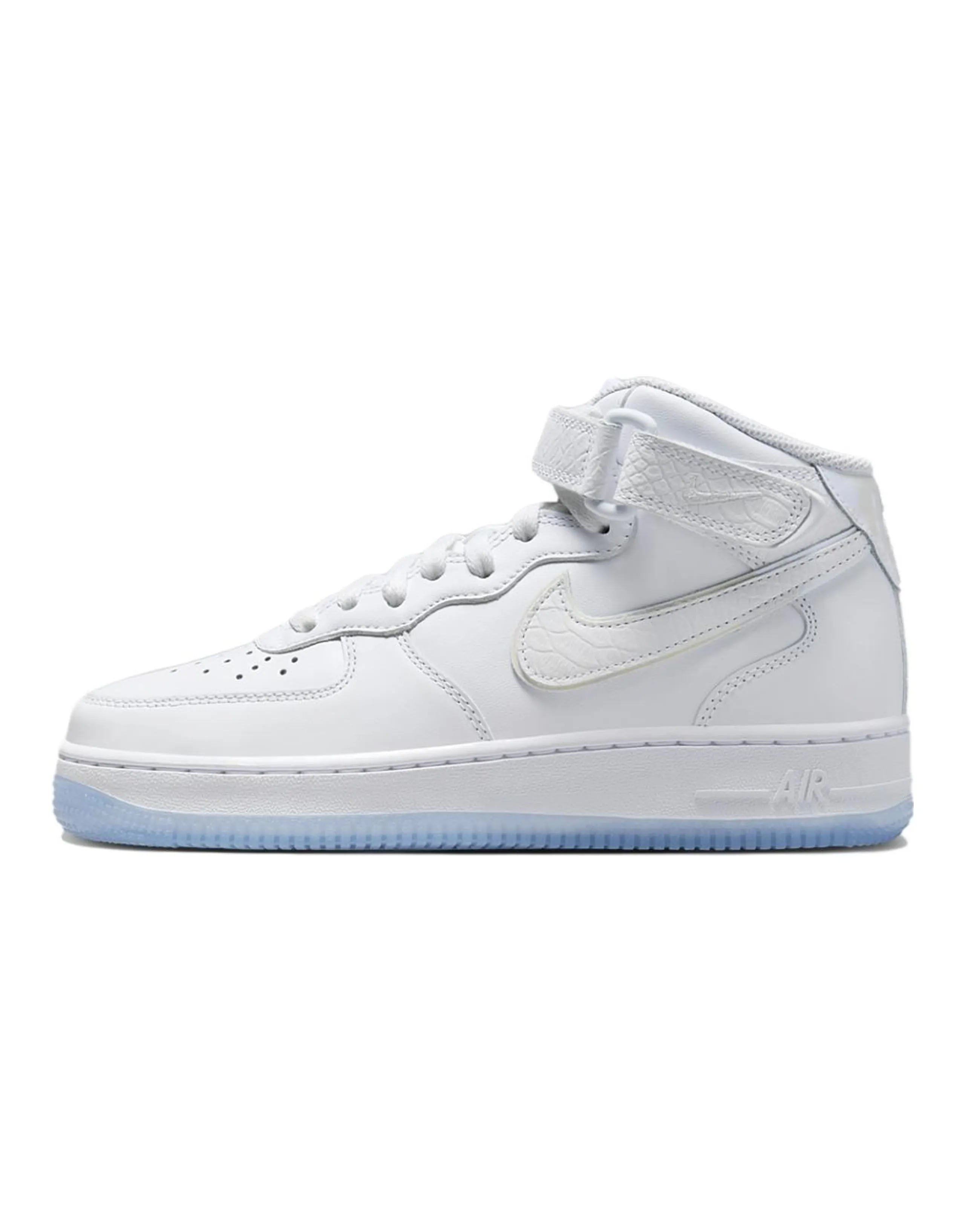 Nike Air Force 1 Mid White Snakeskin Ice Women's