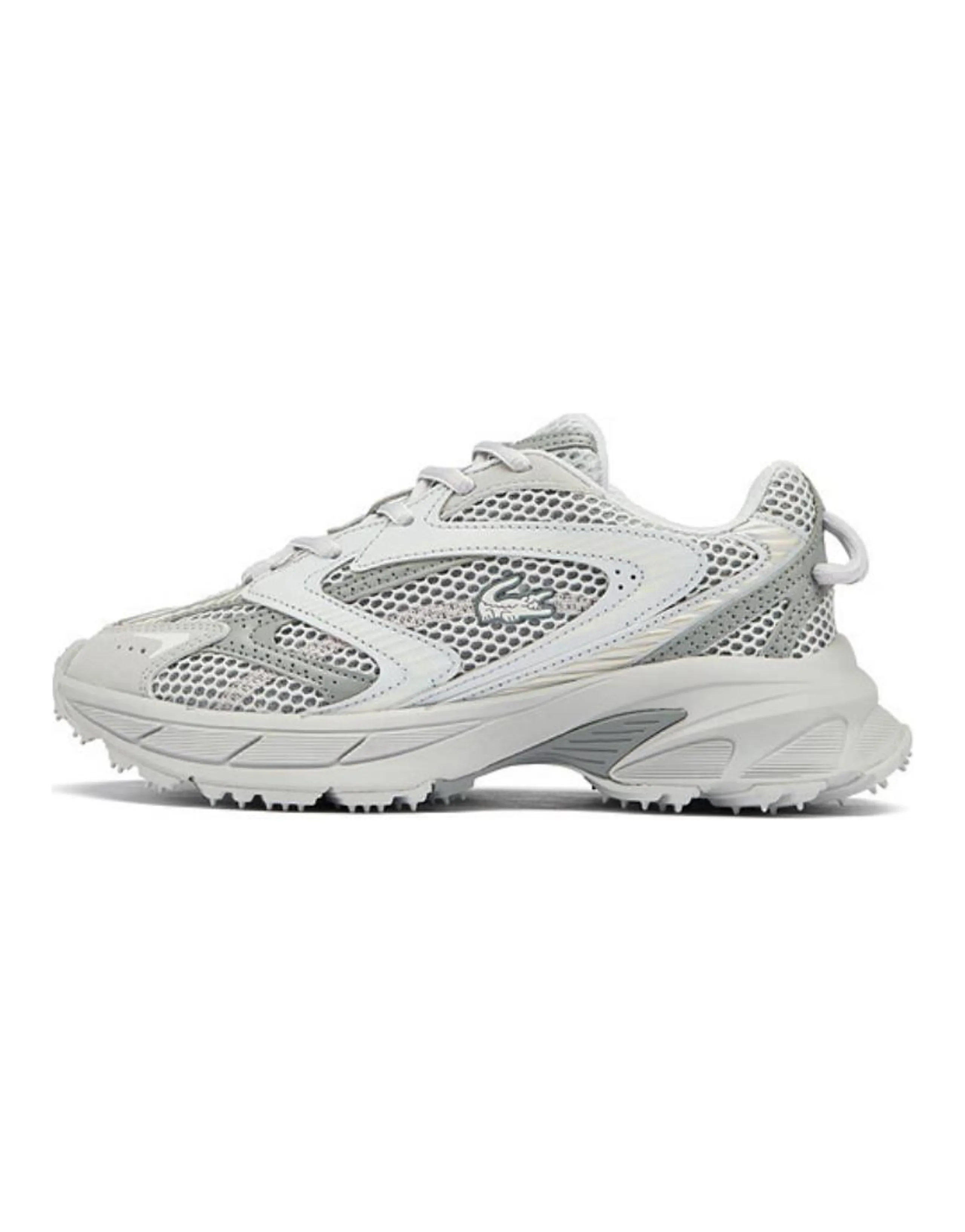 LACOSTE L003 Comfortable Versatile Durable Low-Top Casual Shoes Women's Grey