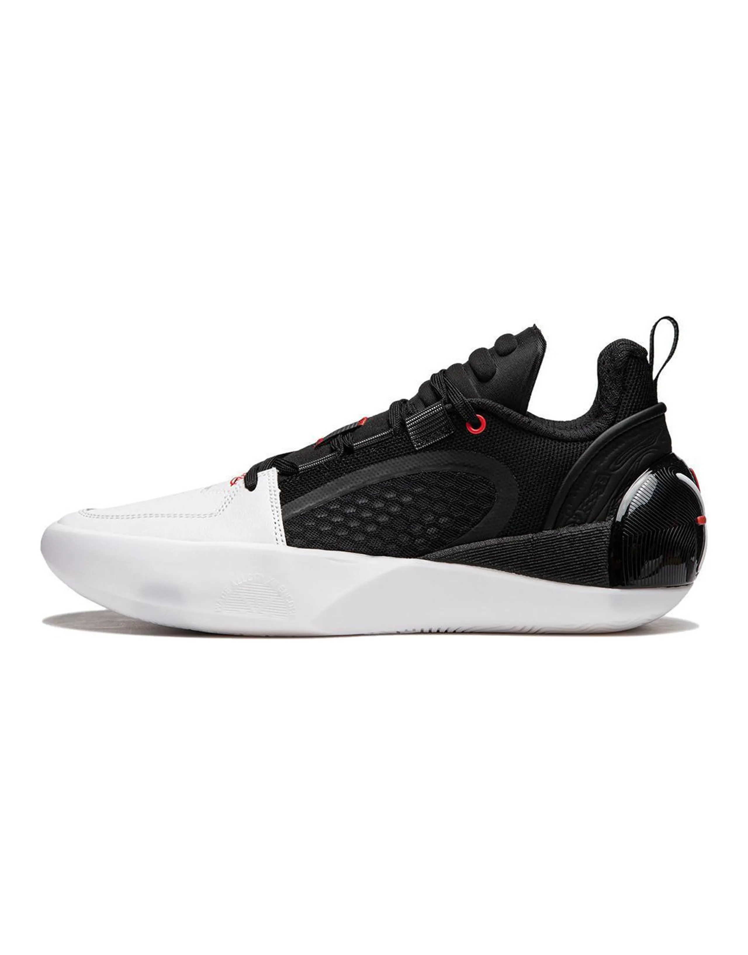 LINING Full City 12 ENCORE Basketball Shoes Men Low-Top Black White