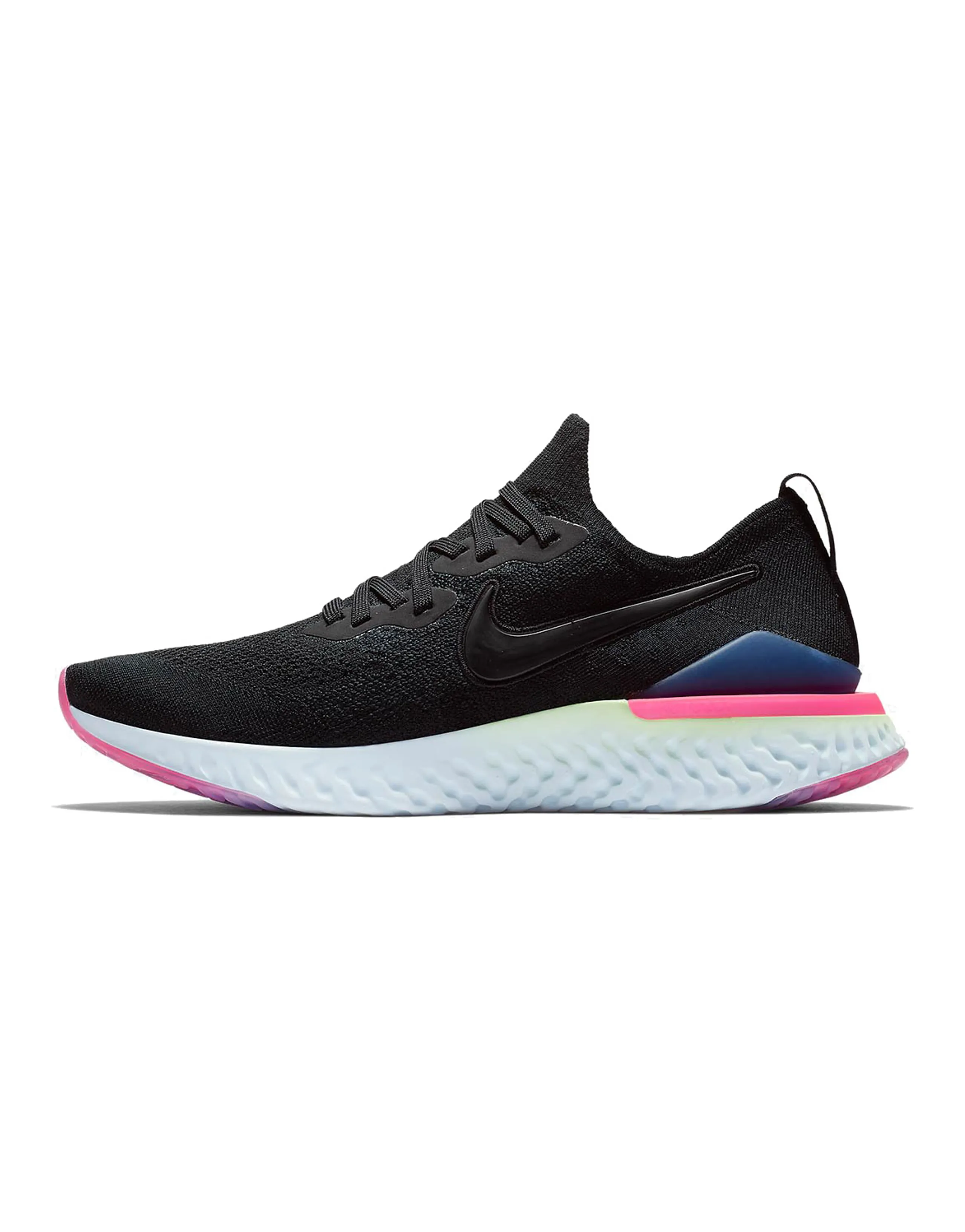 Nike Epic React Flyknit 2 Black Sapphire Hyper Pink