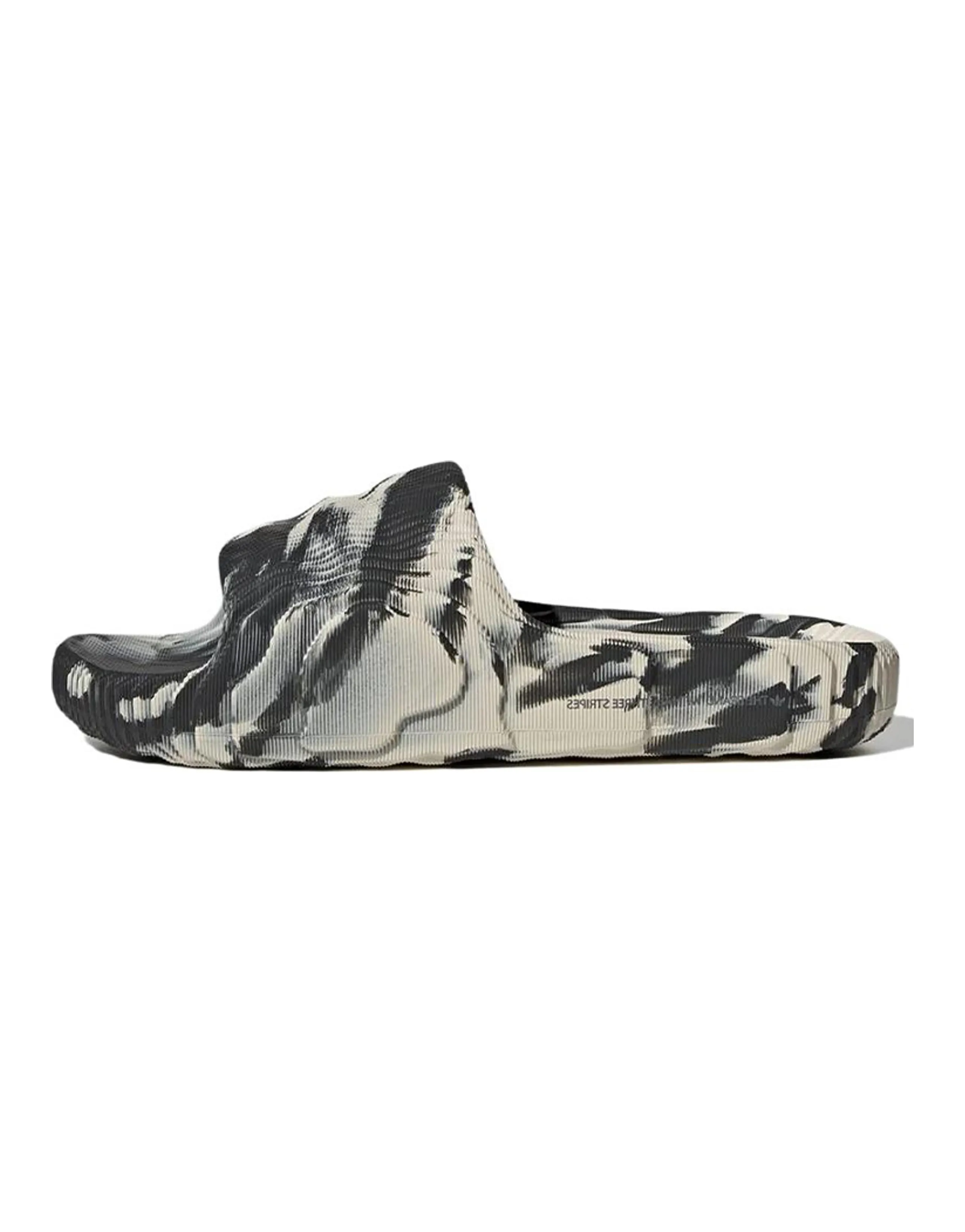 Adidas Originals Adilette 22 Slides Carbon Aluminum