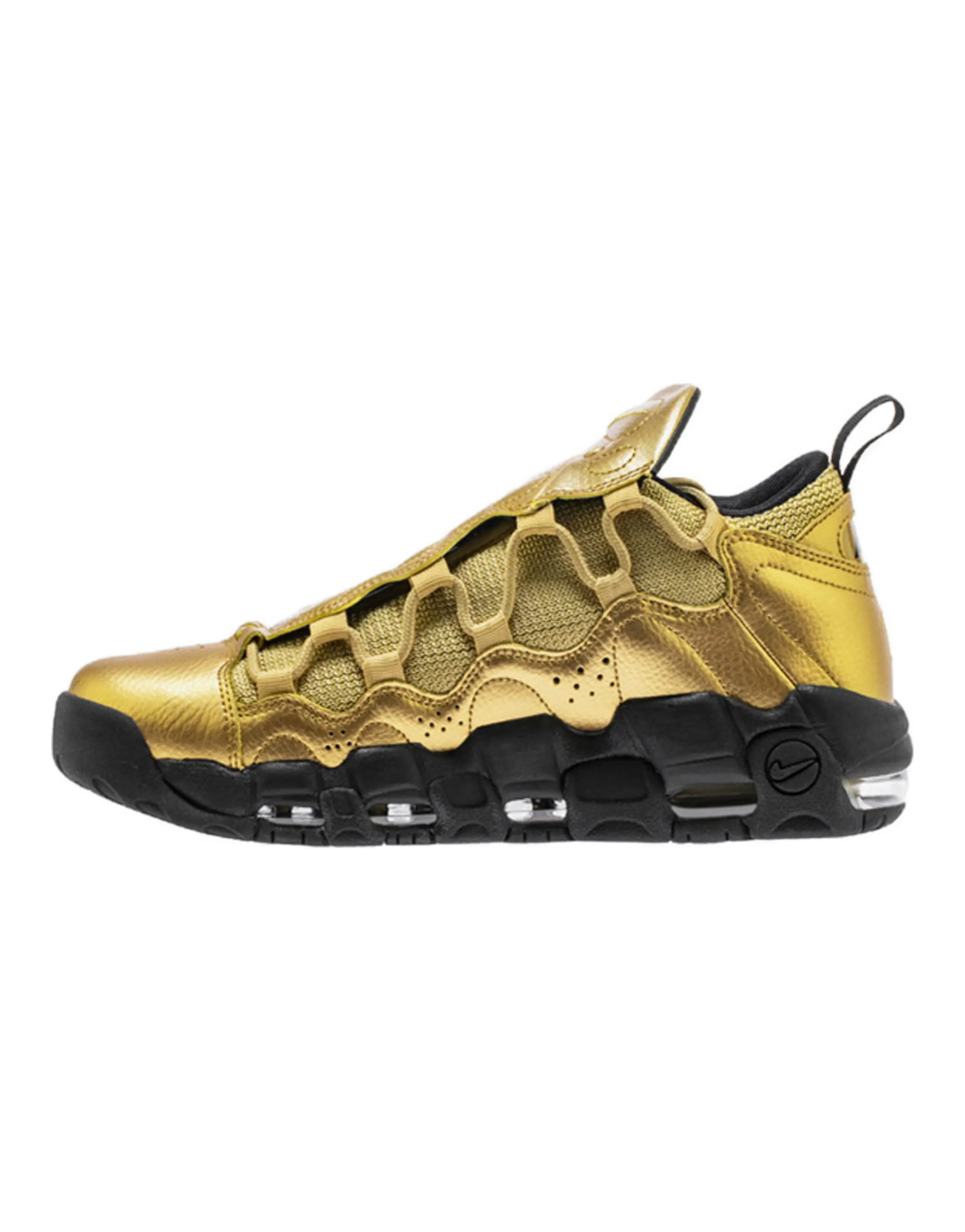 Nike Air More Money Metallic Gold Black
