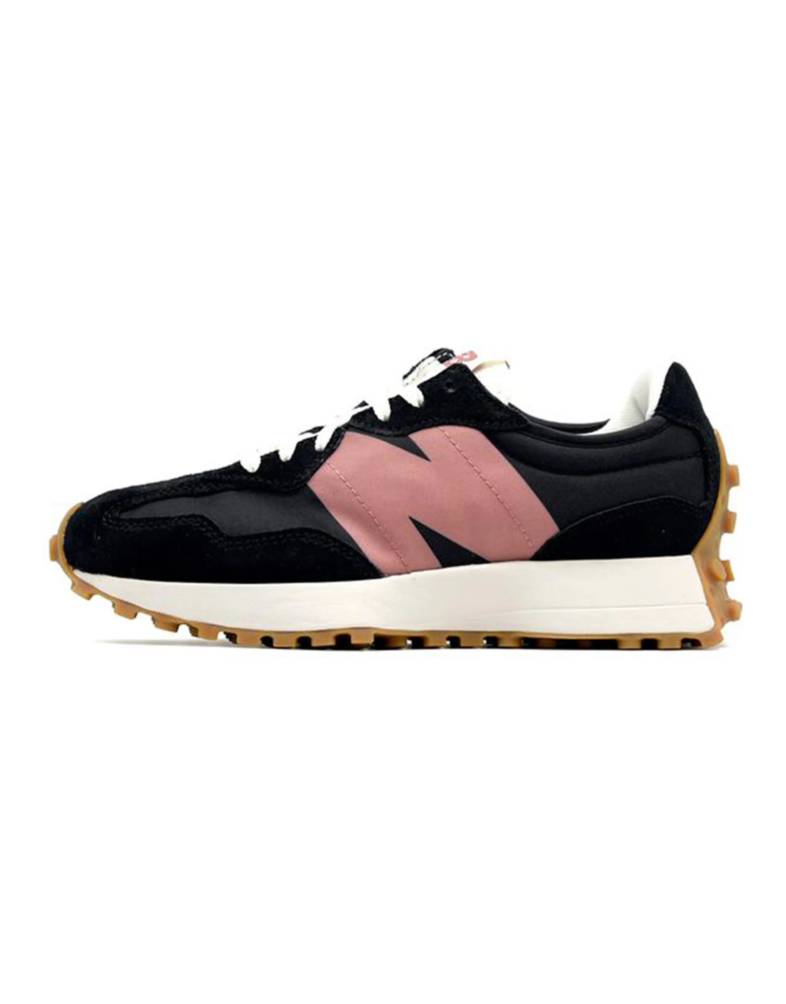 New Balance 327 Black Pink Gum Women's