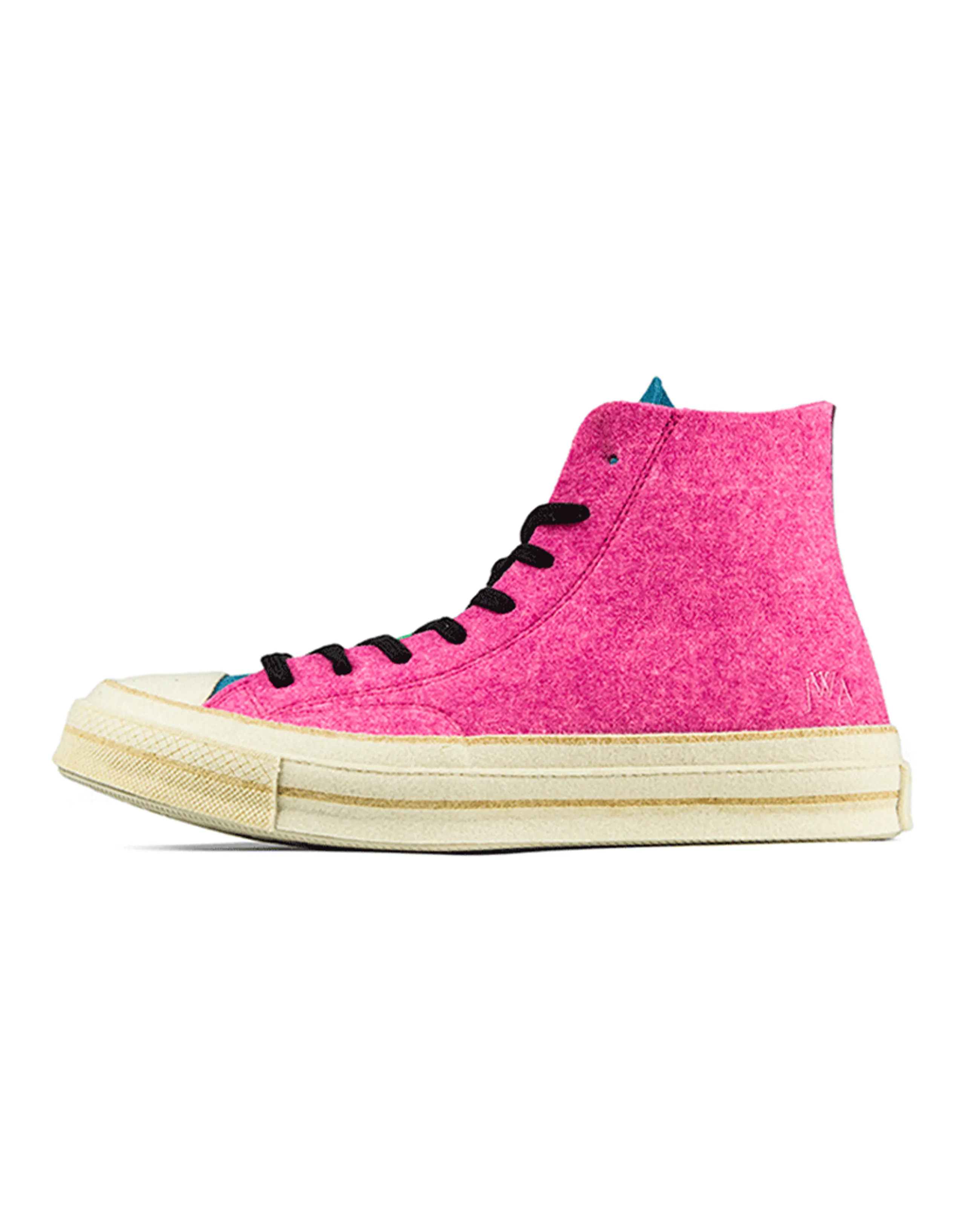 Converse Chuck Taylor All Star 70 Hi Jw Anderson Felt Fuchsia Purple Island Green