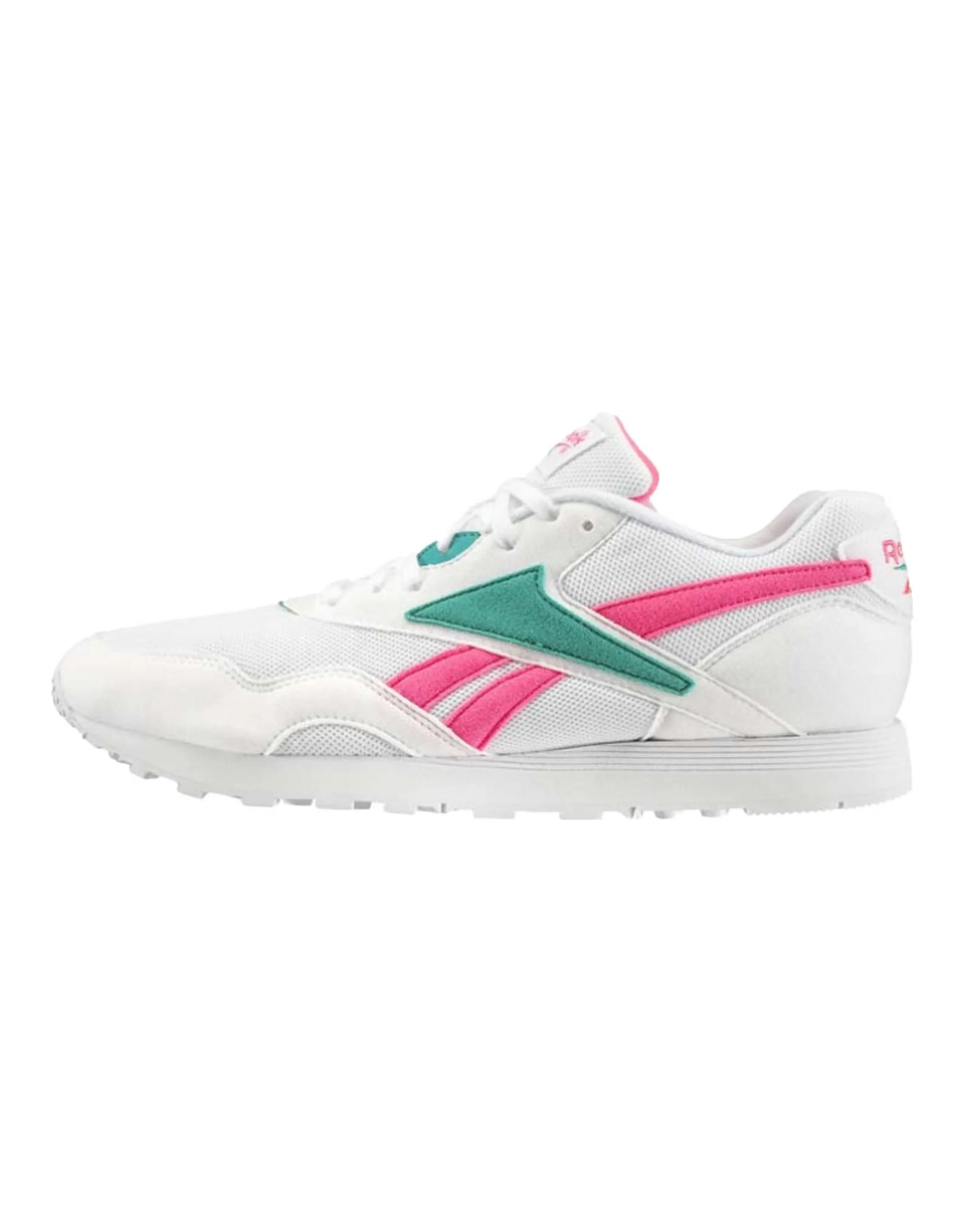 Reebok Rapide Mu Lightweight Comfortable Low-Top Running Shoes White Green