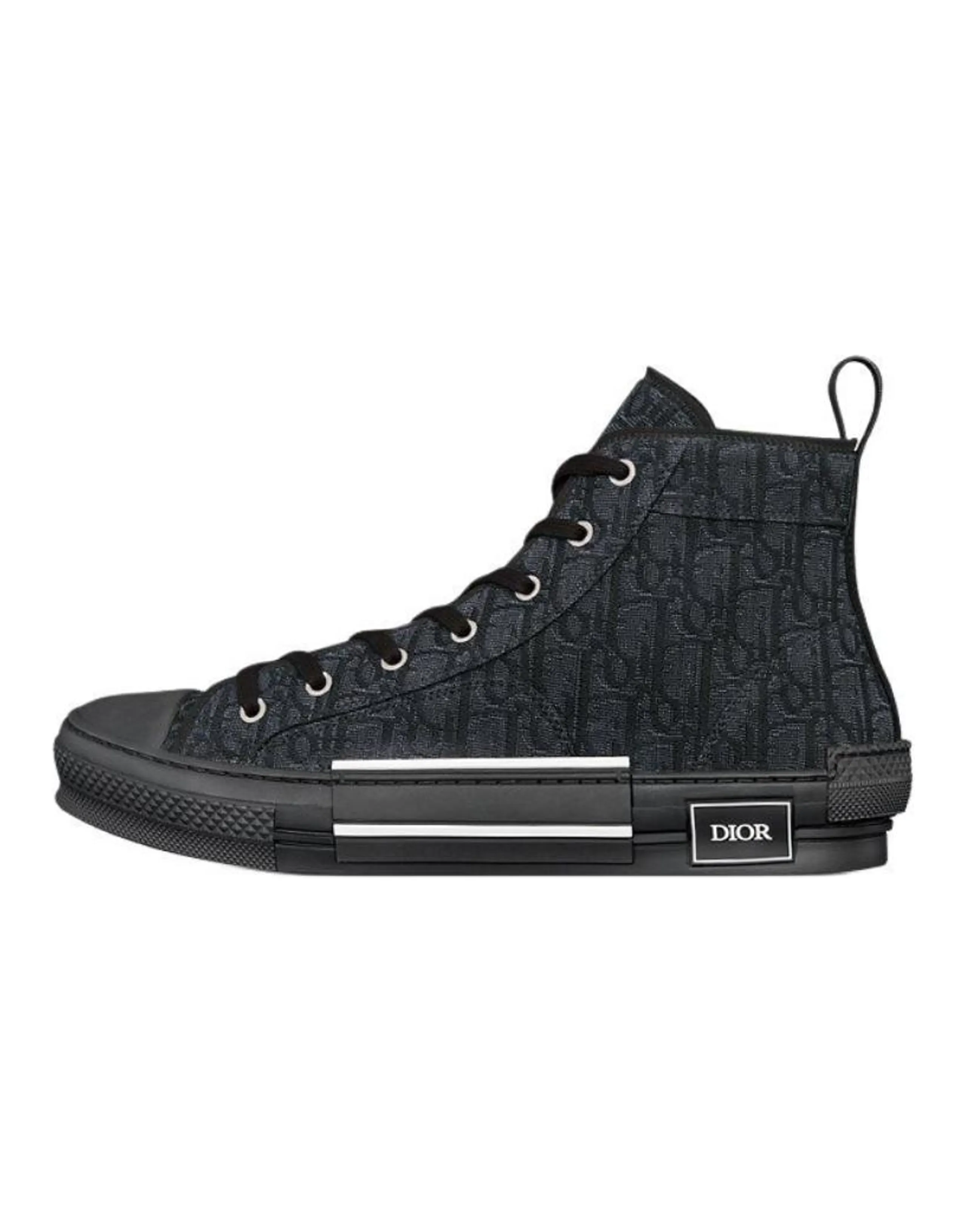 DIOR B23 High-Top Skateboard Shoes Men's Black