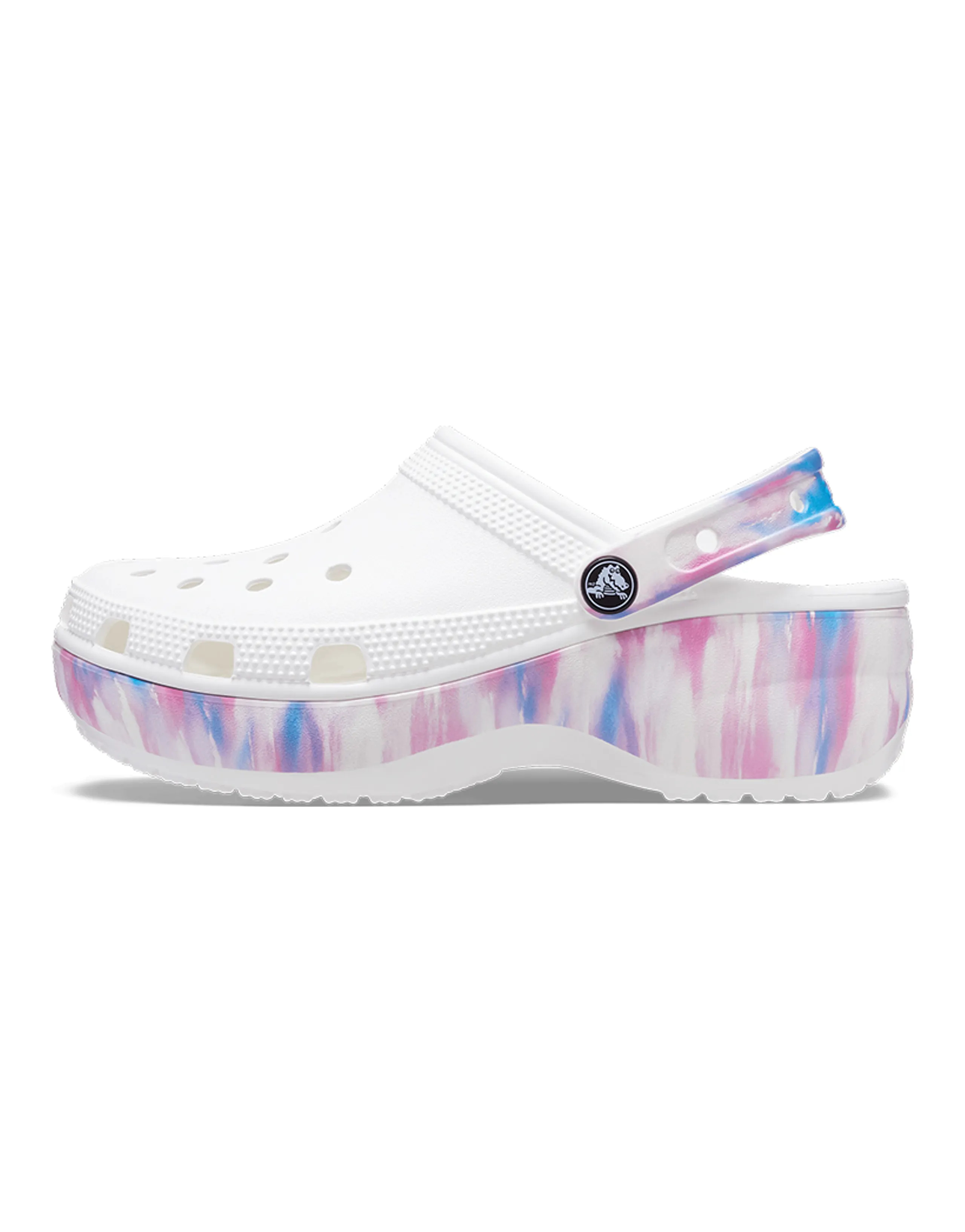 Crocs Classic Platform Dream Clog 'White Purple' Women's