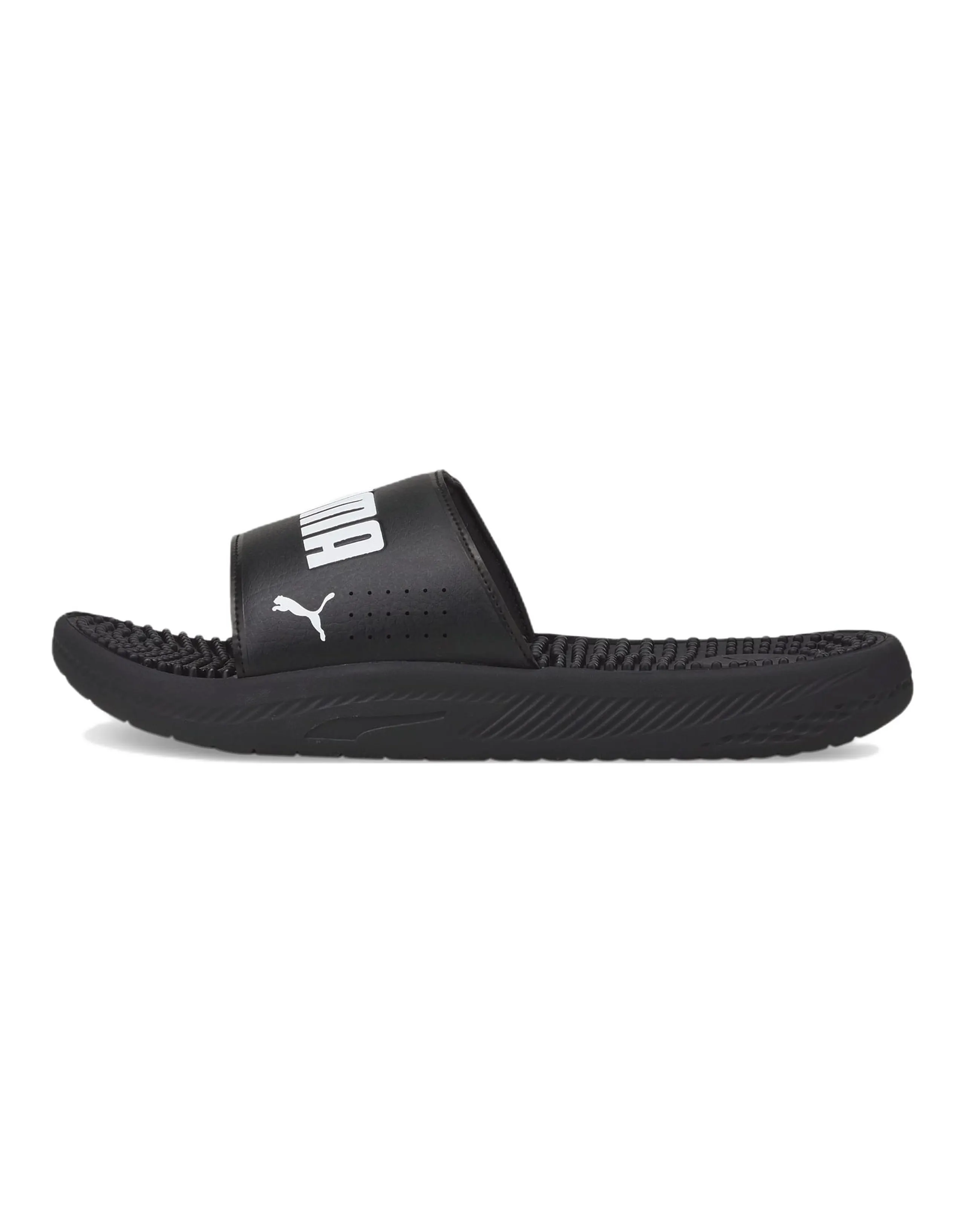 PUMA Softride Slide Massage Slides 'Black White'