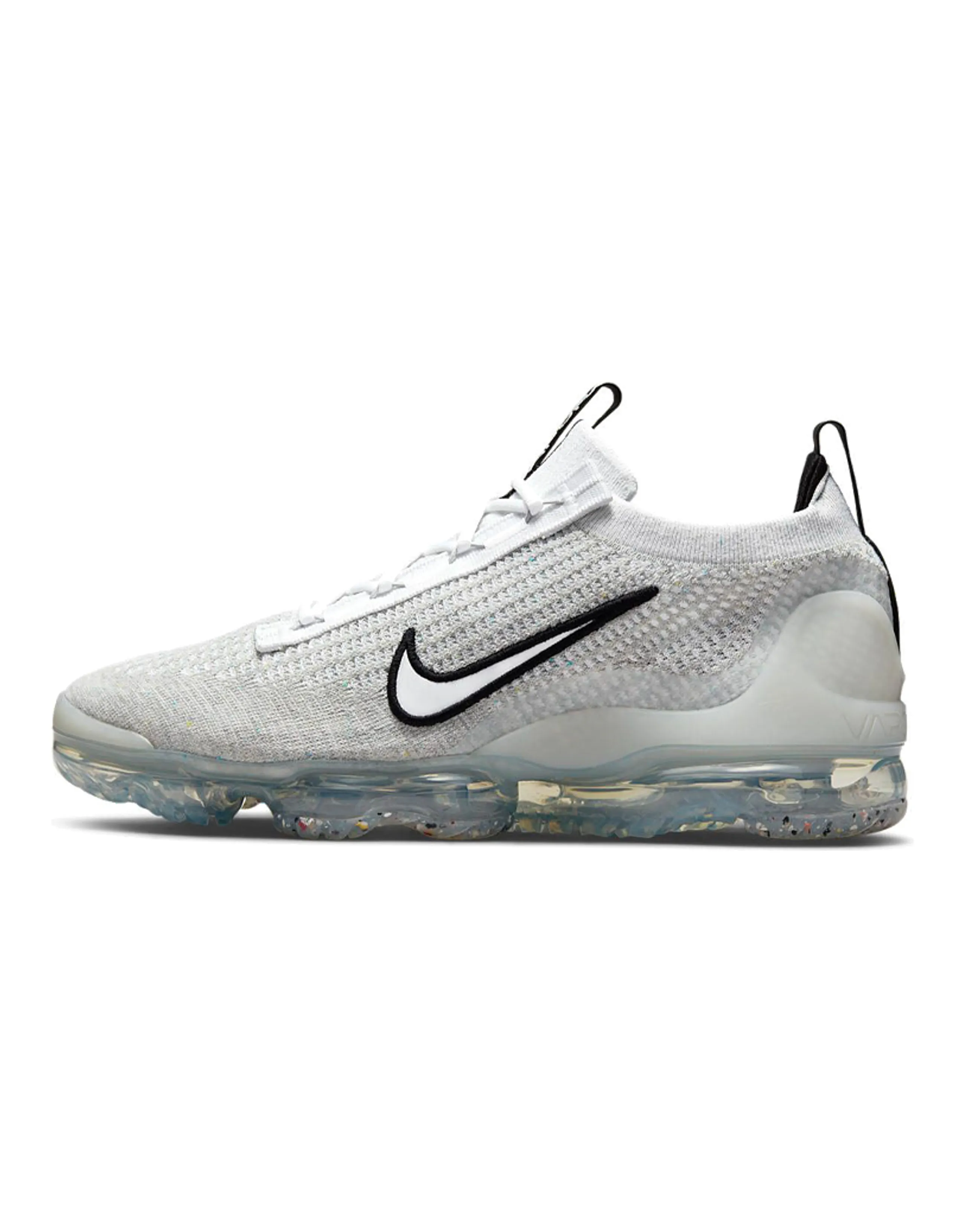 Nike Air VaporMax 2021 Fk White Black Metallic Silver