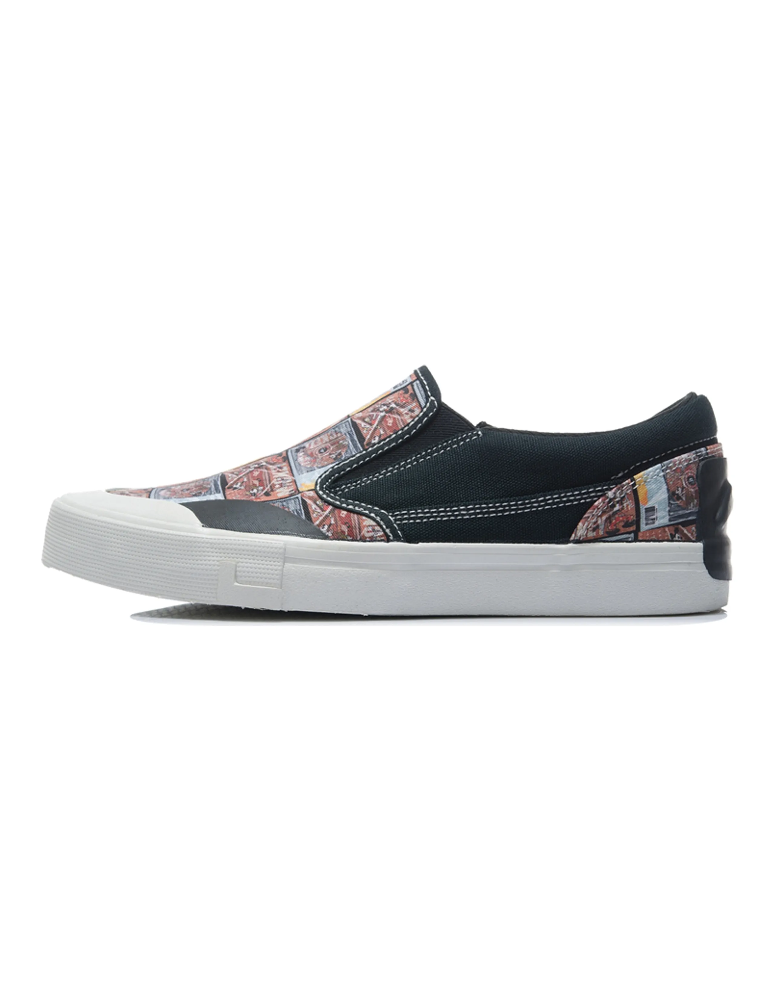 LiNing Abrasion-Resistant Slip-Resistant Low-Top Skateboard Shoes Men's Black