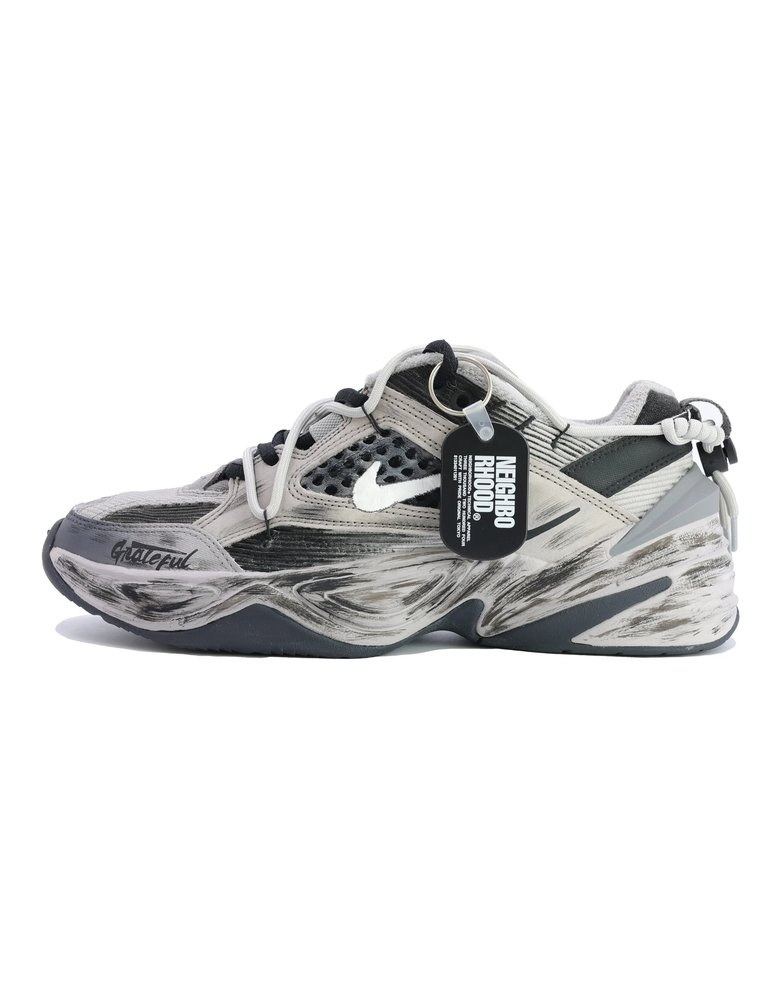 Nike M2K Tekno Empower Action Anti-Slip Wear-Resistant Low-Top Chunky Sneakers Unisex Gray