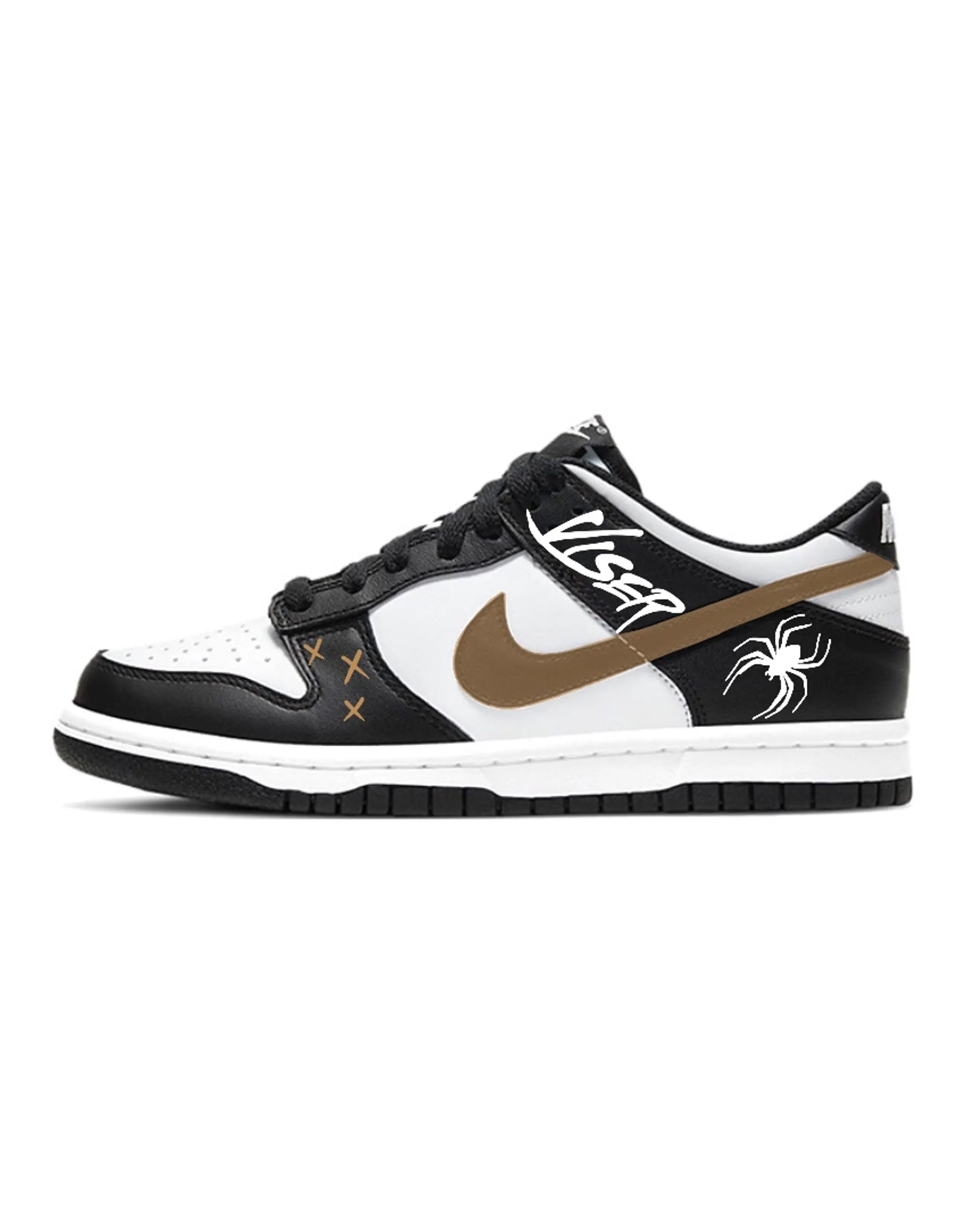 Nike Dunk SB Leather 'Rich Magic Domain' Classic Fashion Comfortable Versatile Wear-Resistant Low-Top Sneakers Unisex Black White