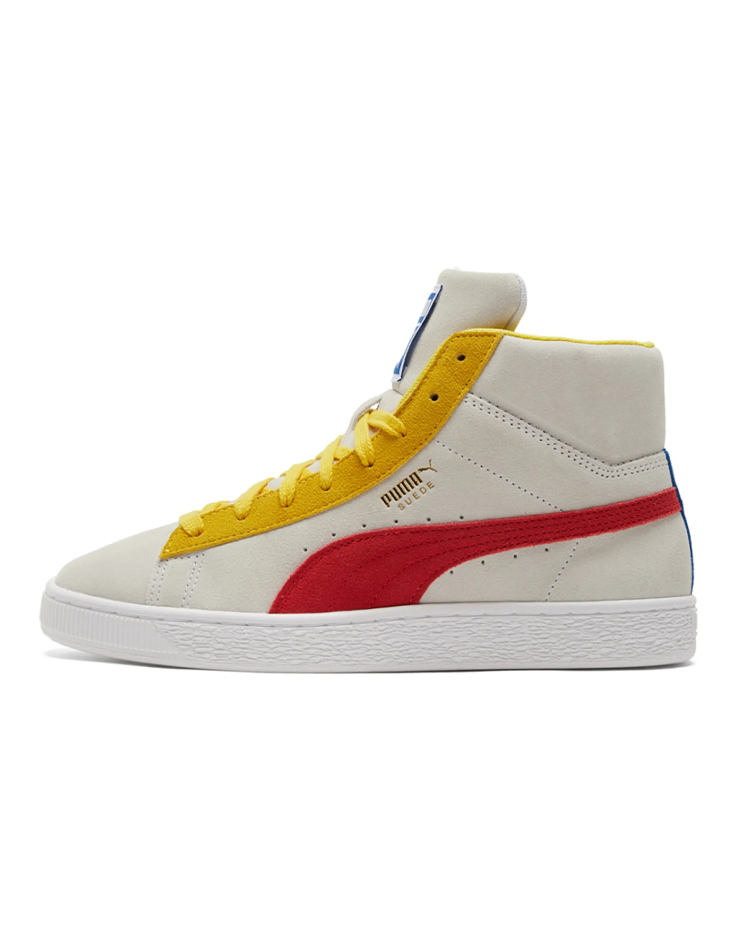 PUMA Suede Mid 21 'White Red Lemon'