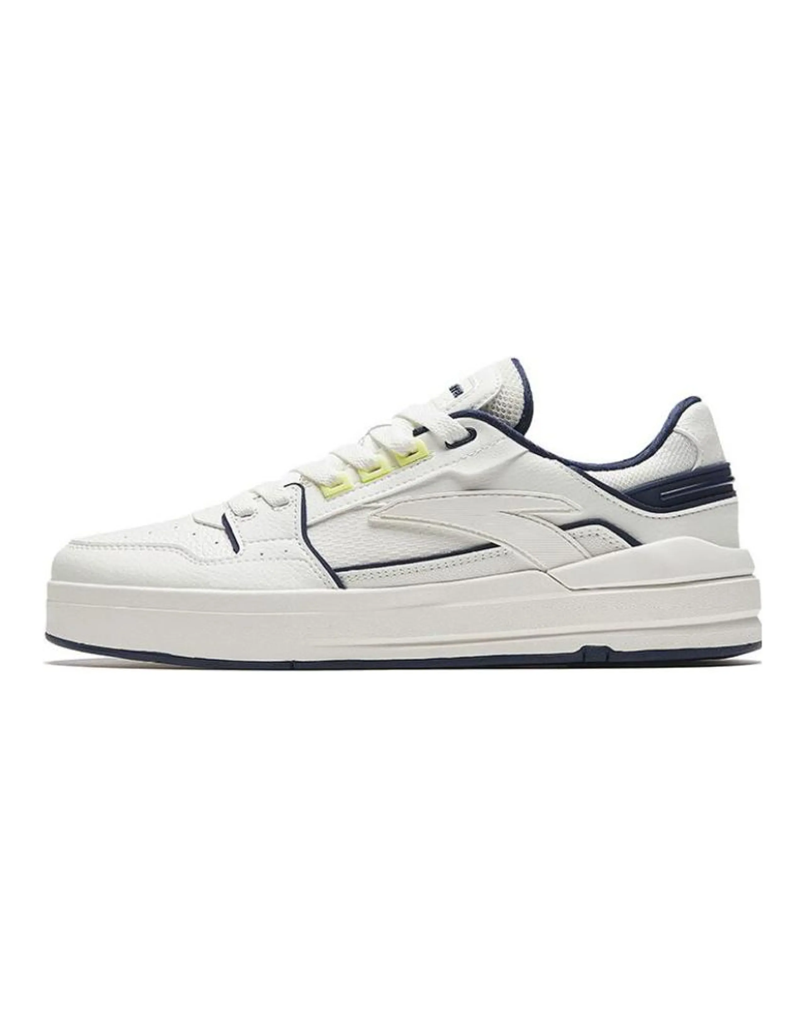 Anta Street Naughty Lite Slip-Resistant Cushioning Low-Top Skateboard Shoes Men's White Blue