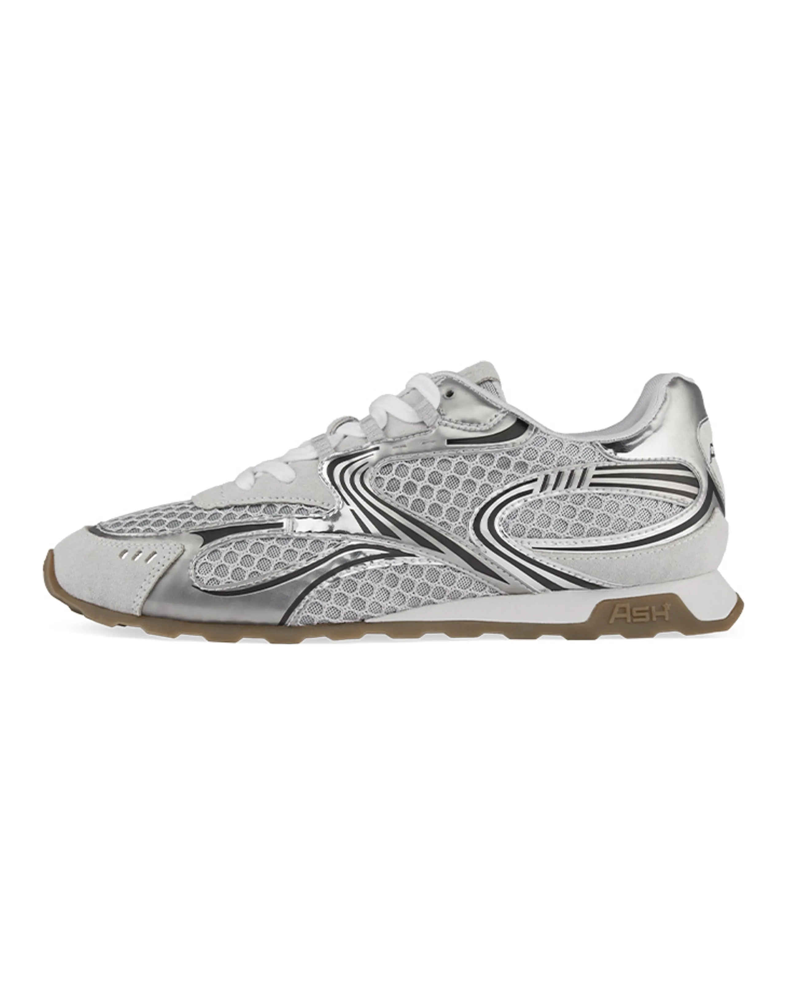 ASH KABUKI Series PU Fabric Split Leather Couple Versatile Comfort Low-Top Casual Shoes Women's