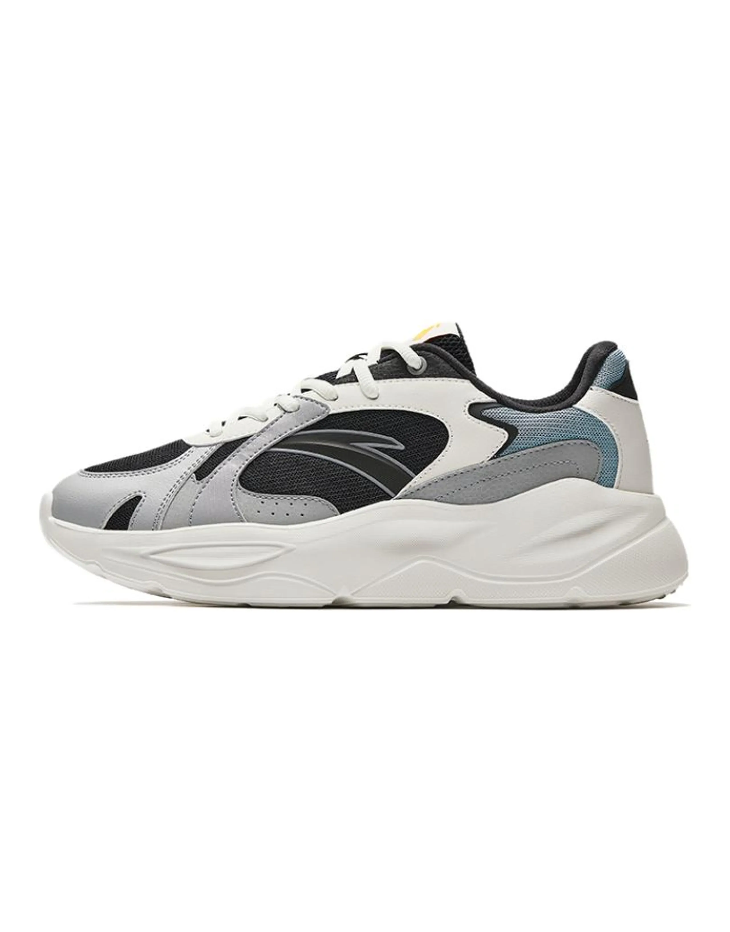 Anta Unruly Series Comfortable Versatile Wear-Resistant Lightweight Low-Top Casual Shoes Men's Gray Beige