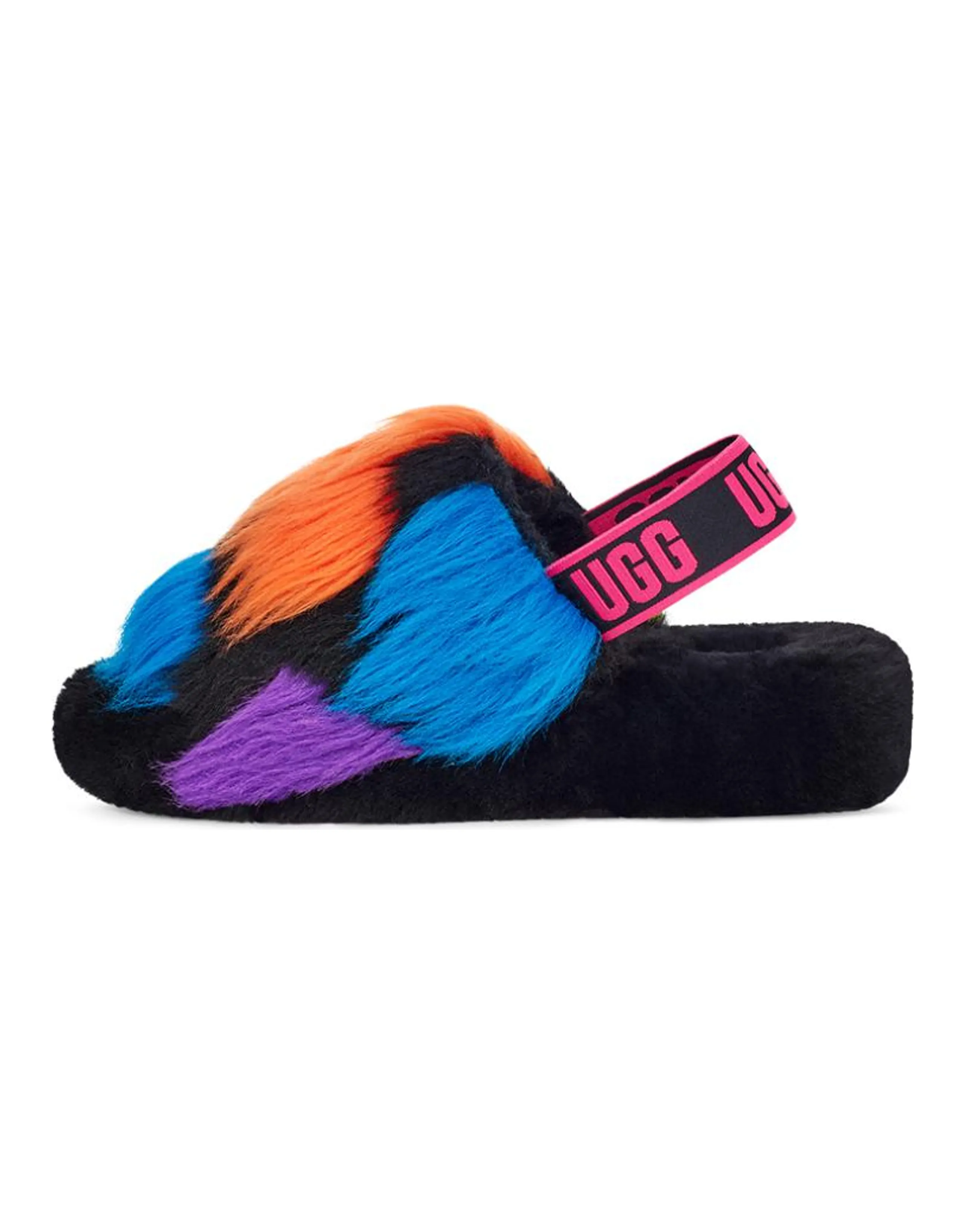 UGG Women's Fluff Yeah Slide 'Party Spots'