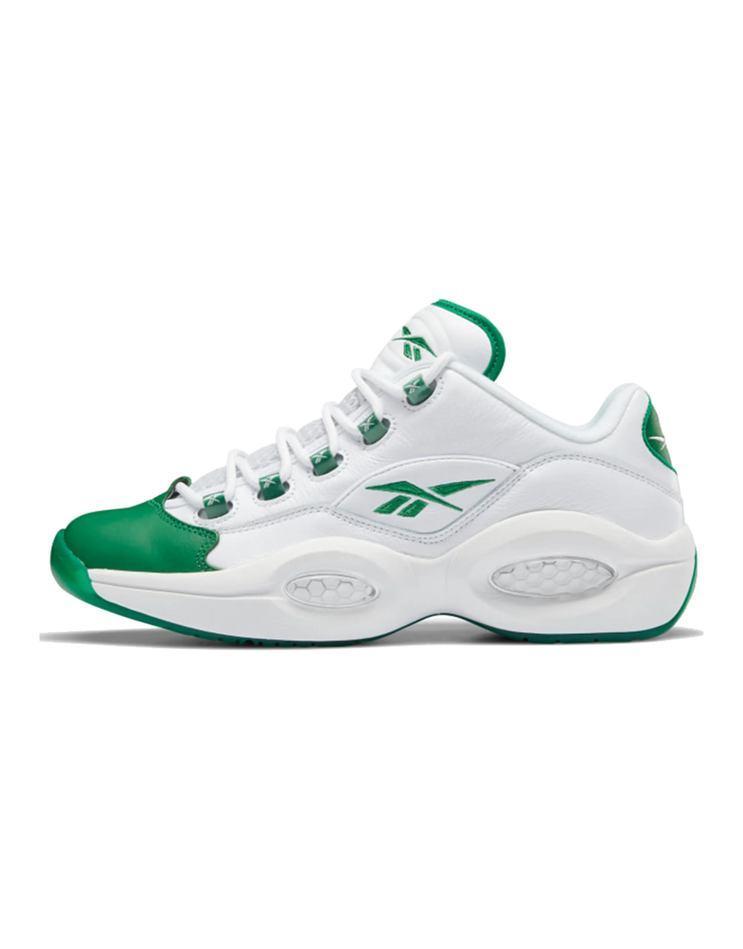 Reebok Question Low Green Toe
