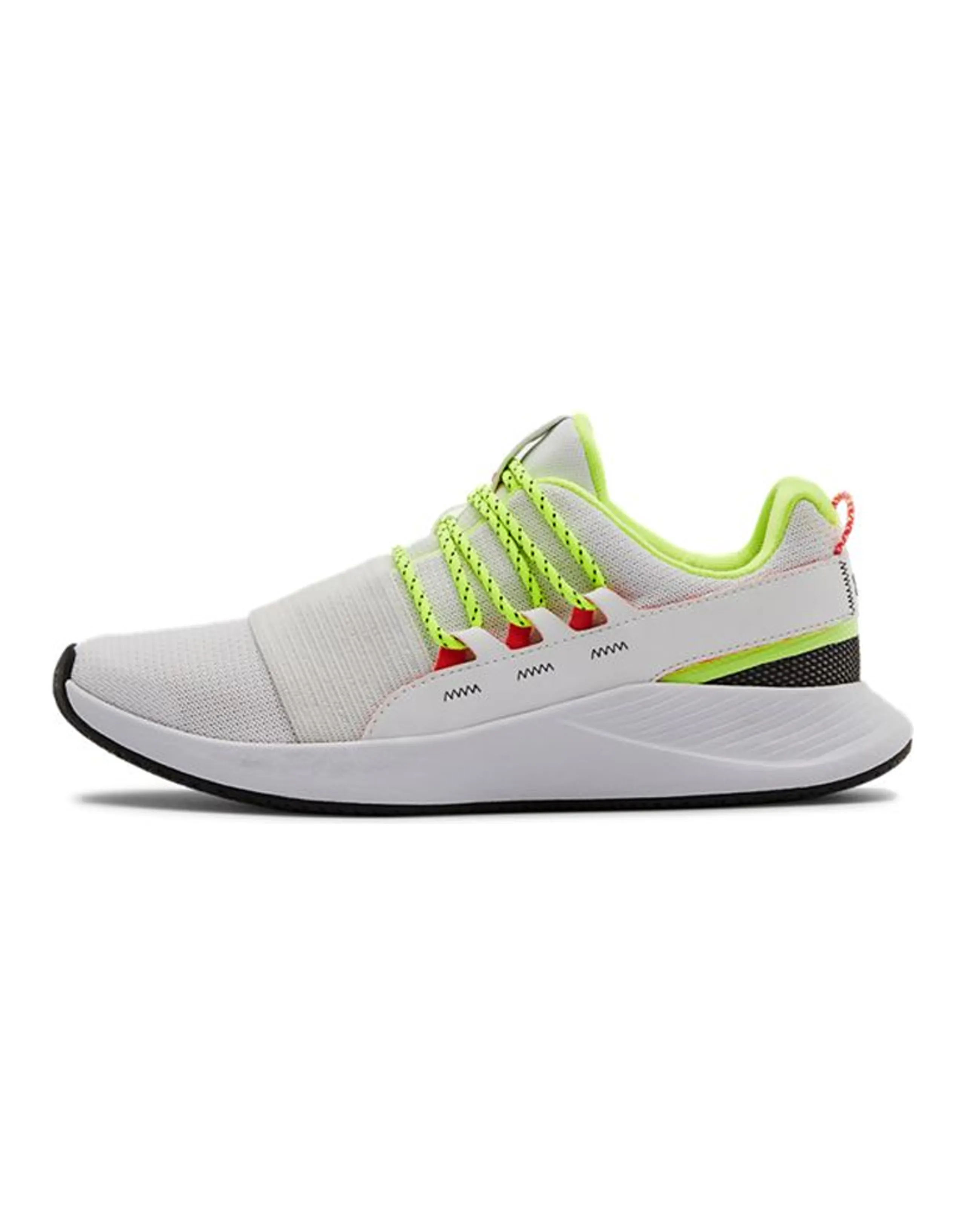 Under Armour Charged Breathe Lace Running Shoes White/Green Women's