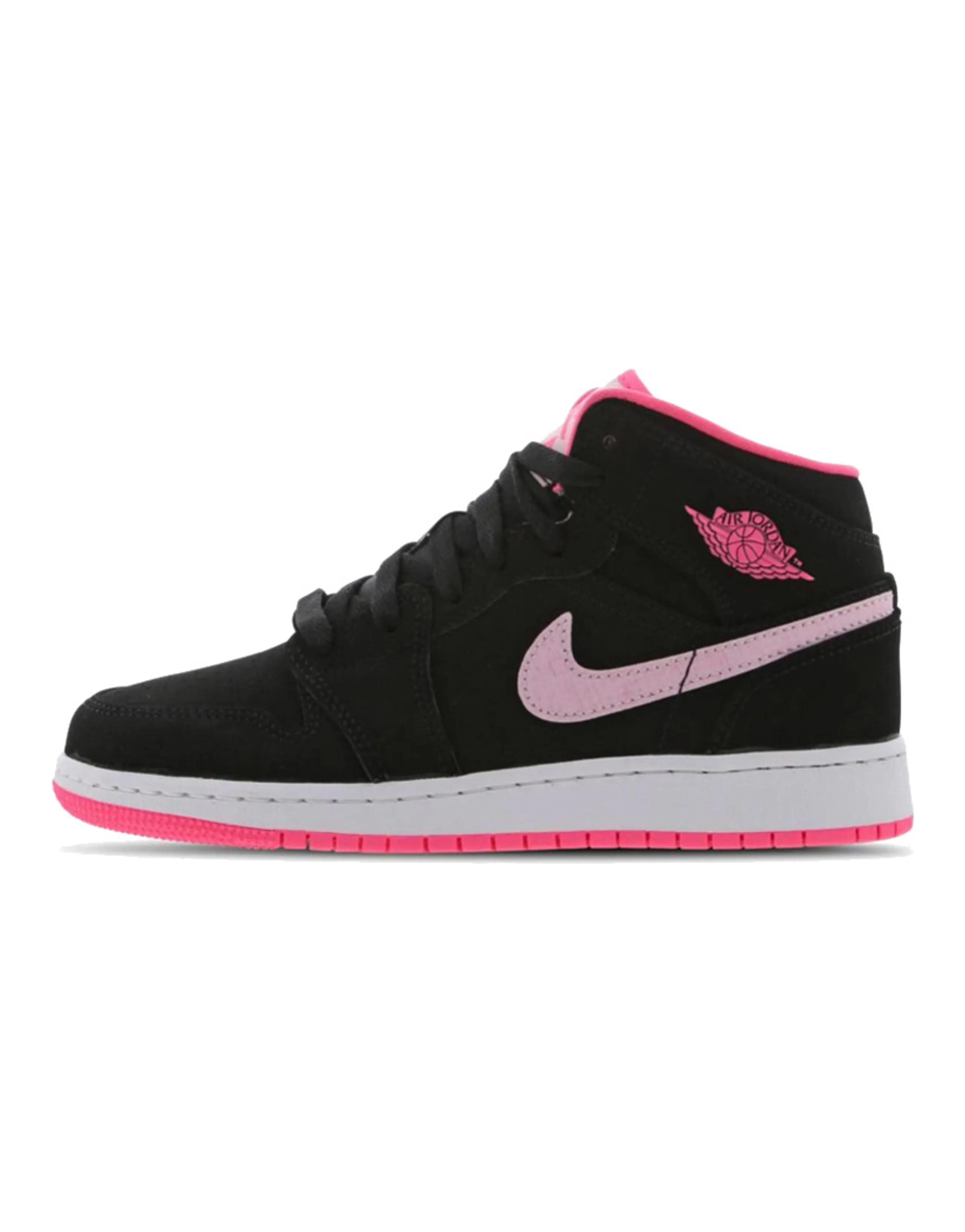 Jordan 1 Mid GS Black Digital Pink