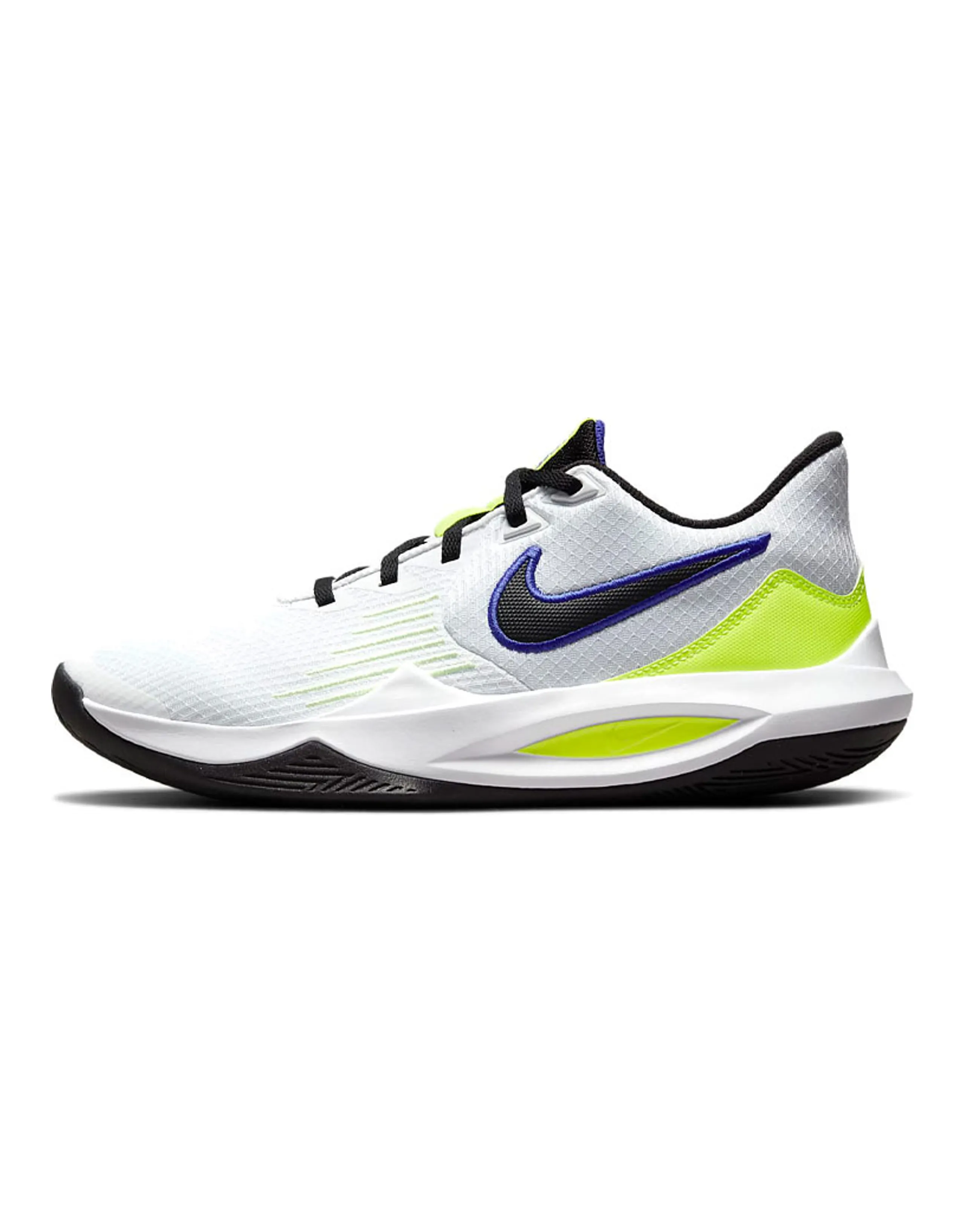 Nike Precision 5 White Barely Volt