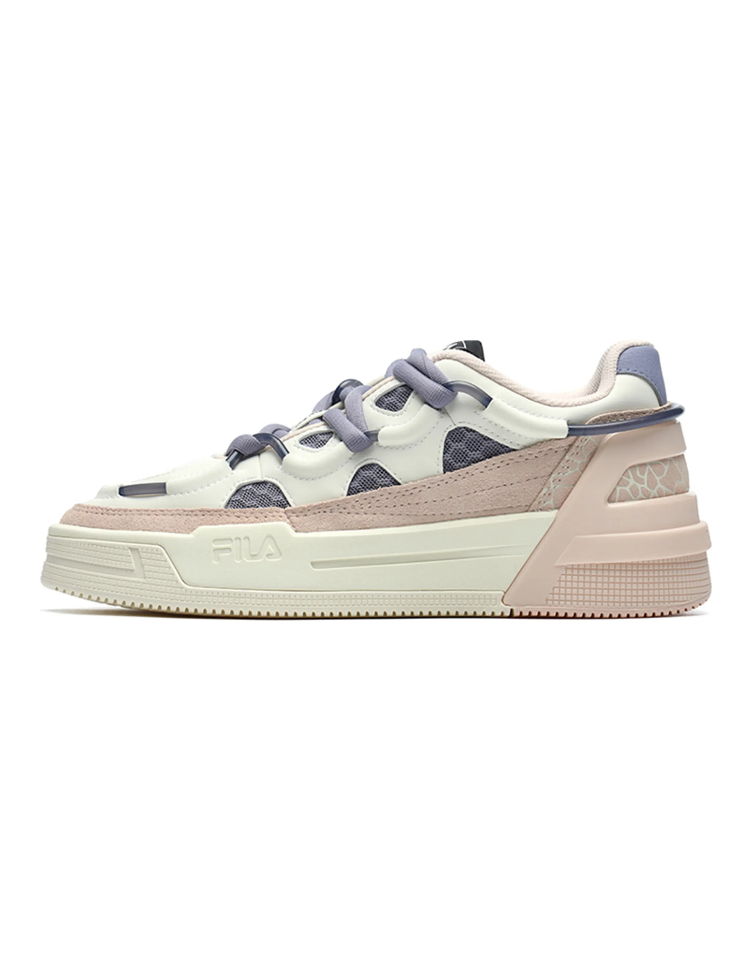 FILA Salto Shock Absorption Non Slip Low Tops Retro Pink Blue Women's