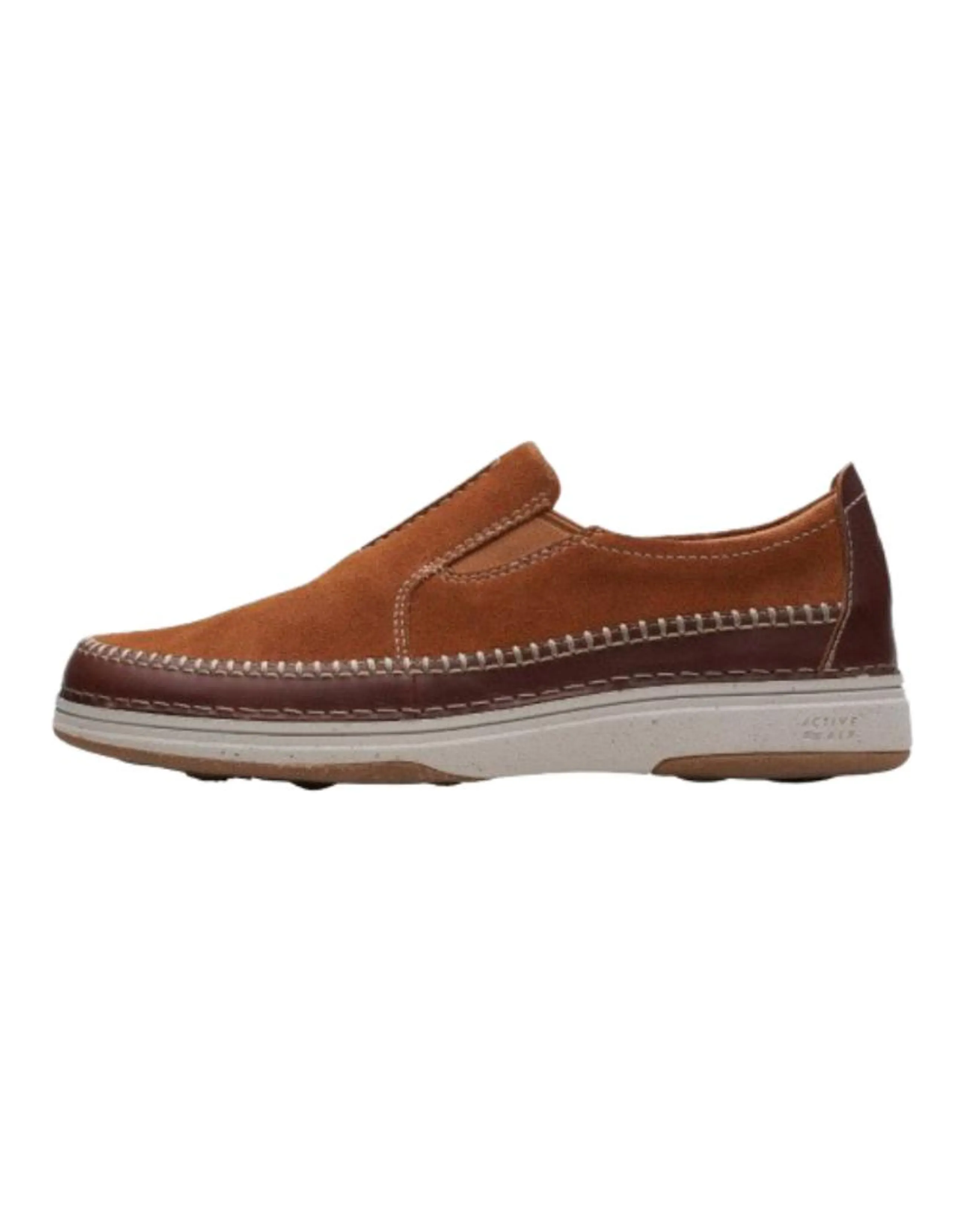 Clarks NATURE 5 WALK Leather Comfortable Simple Retro Fashion Casual Shoes Men's Brown