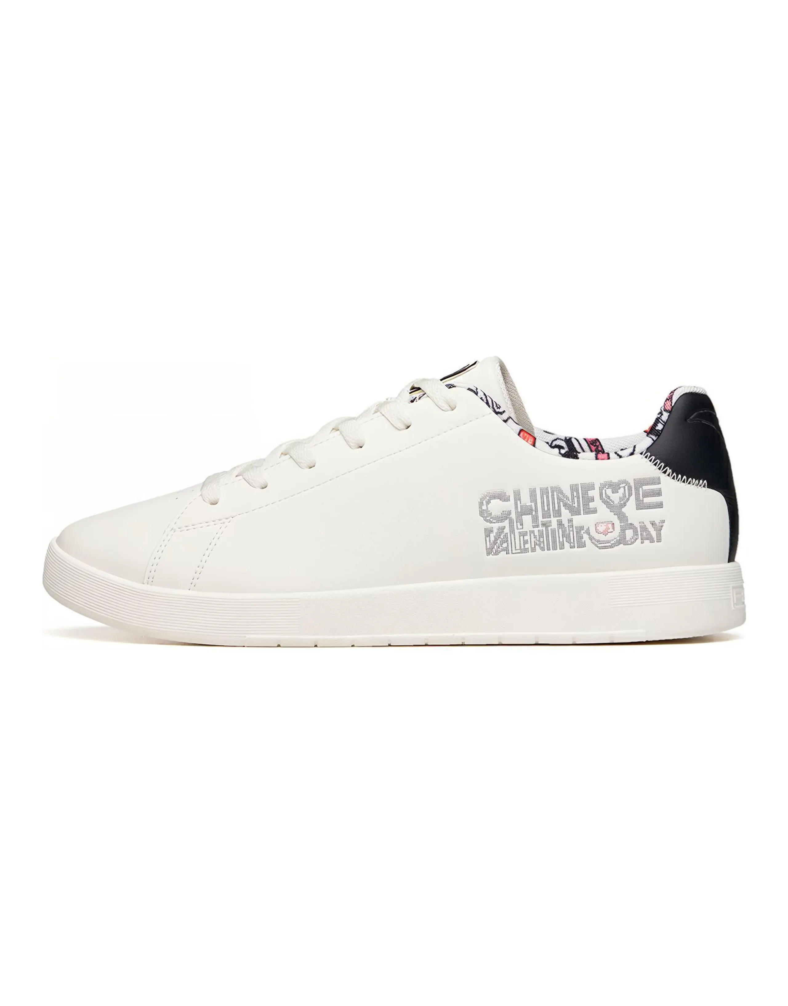 Anta Lifestyle Series Versatile Casual Low-Top Skate Shoes Men's White-Black