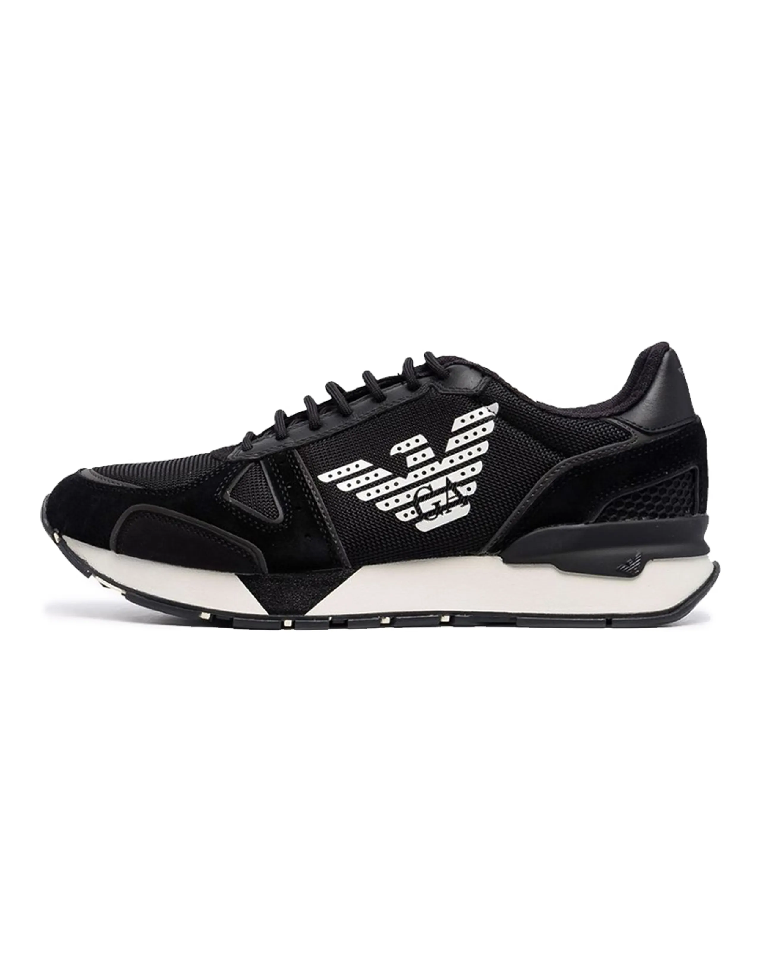 EMPORIO ARMANI Logo-print Lace-up Sneakers