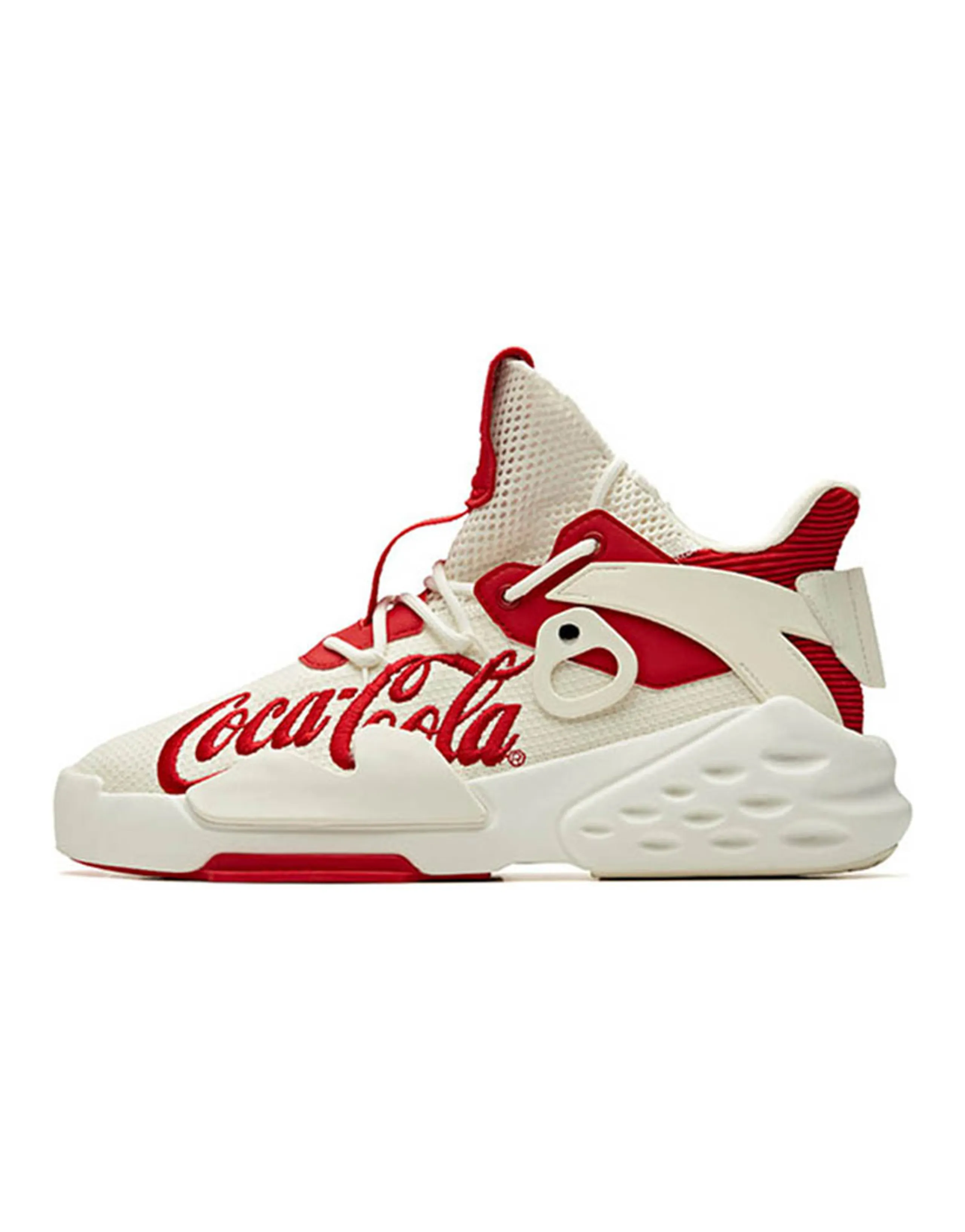Coca-cola X ANTA Bastard Casual Shoes Women's Low-Top White/Red