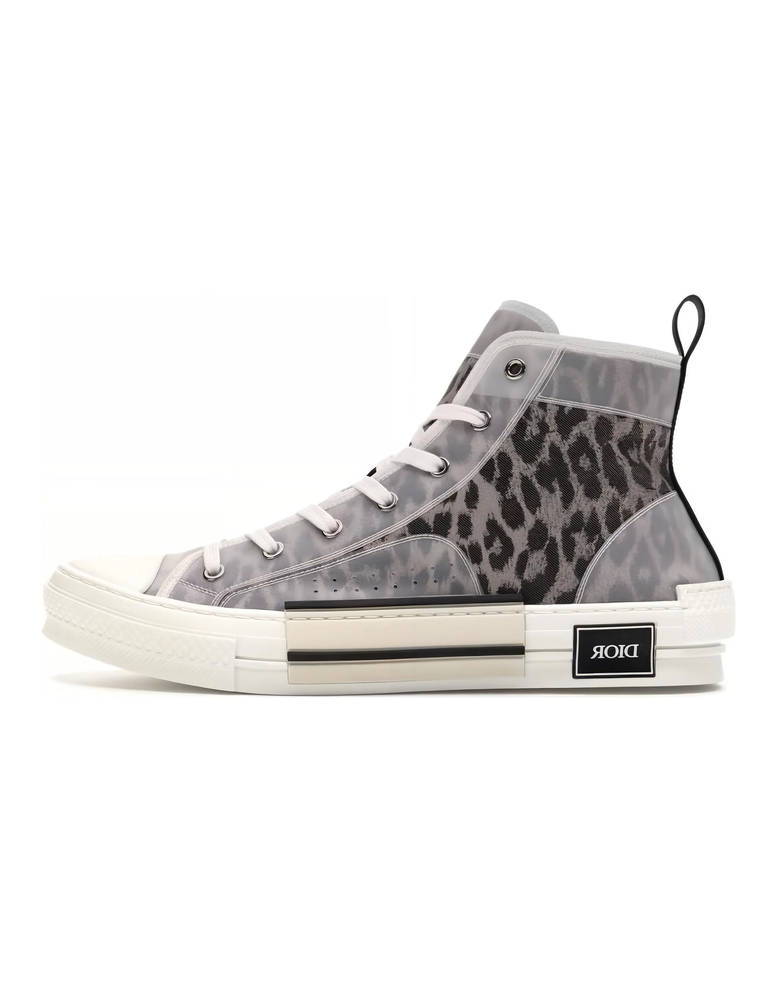 DIOR B23 High Top Brown Leopard