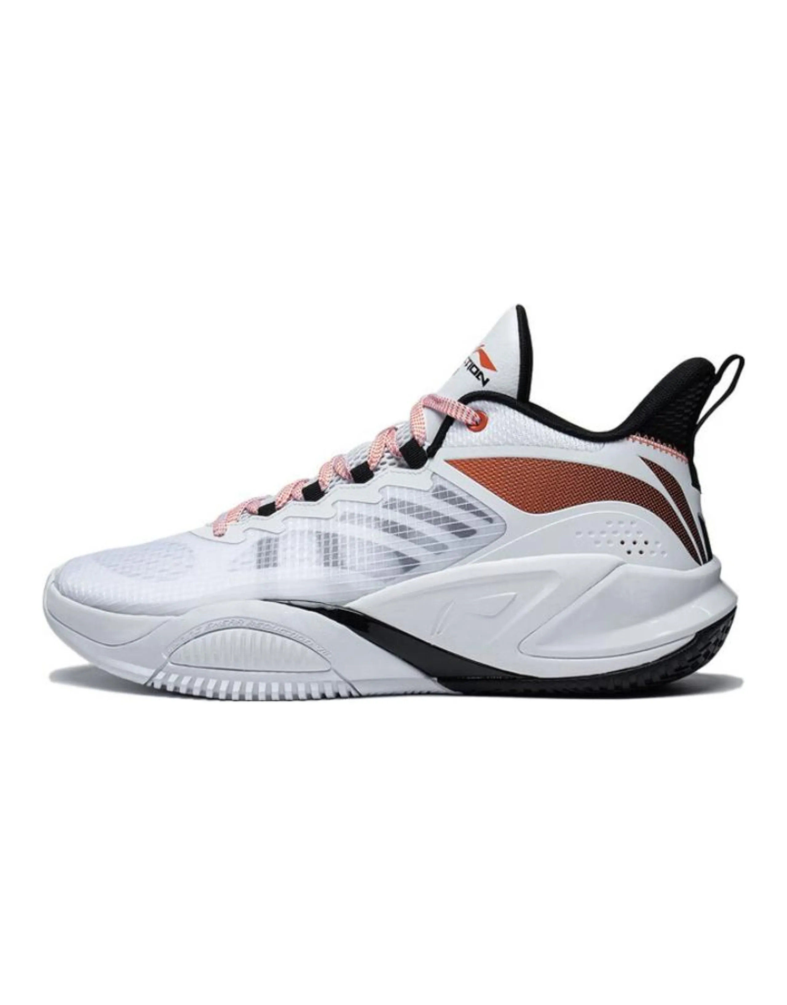 LiNing Storm 2023 Anti-Slip Wear-Resistant Low-Top Basketball Shoes Men's White