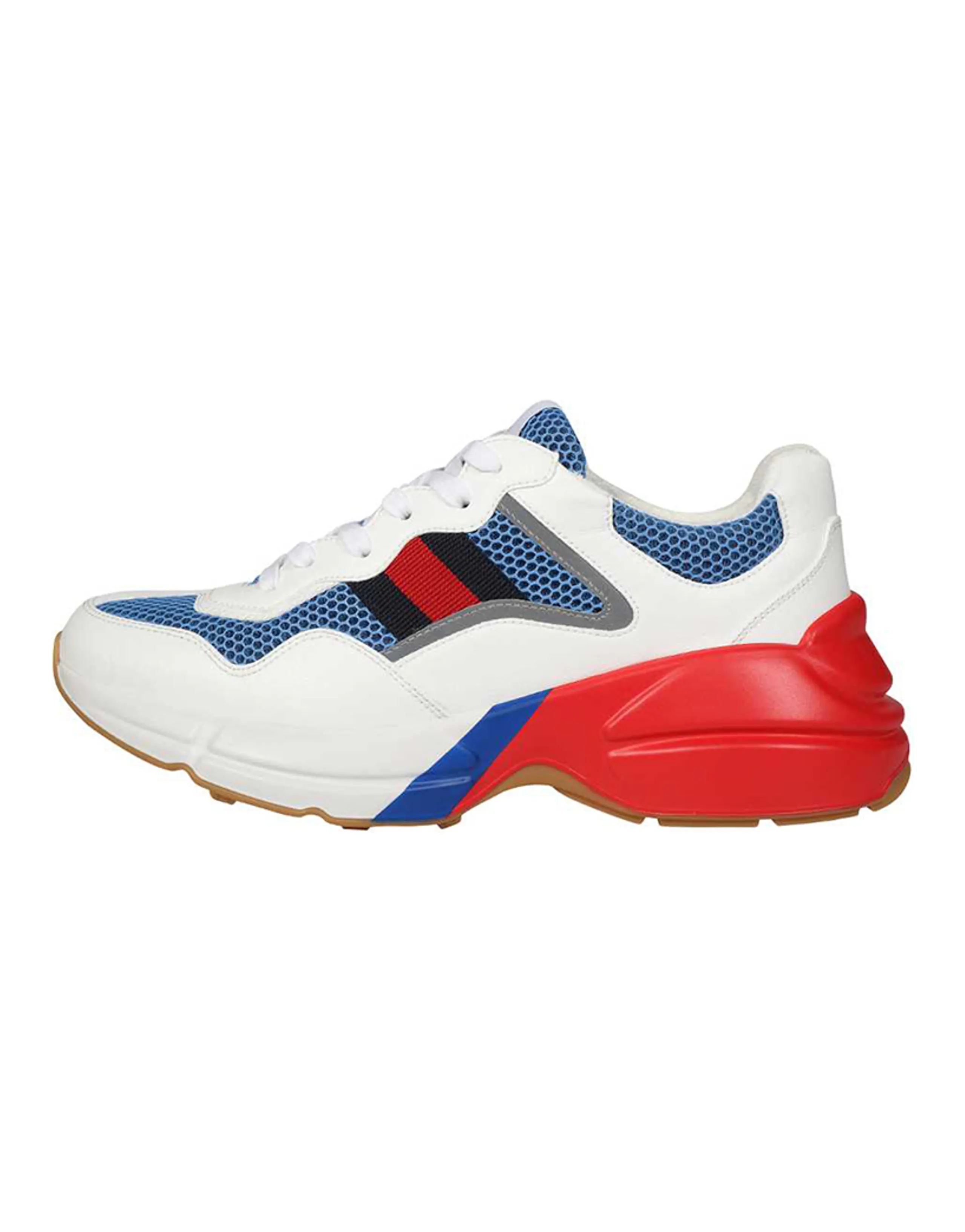 GUCCI Rhyton 'White Blue Red Reflective'