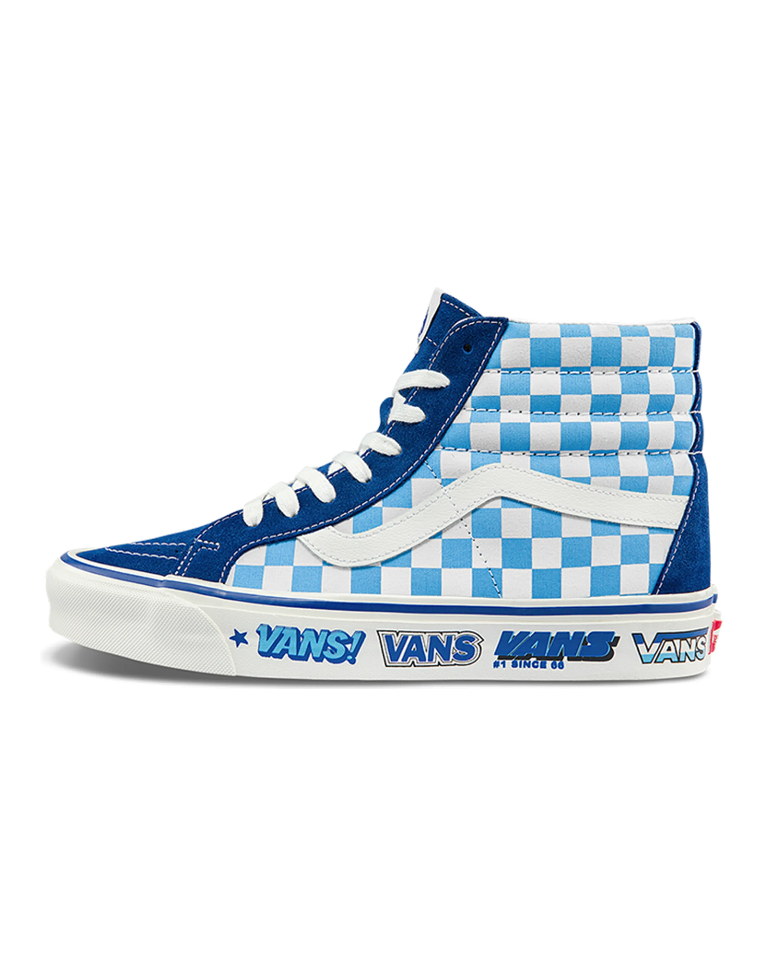 Vans Unisex Style 38 Sneakers Blue/White
