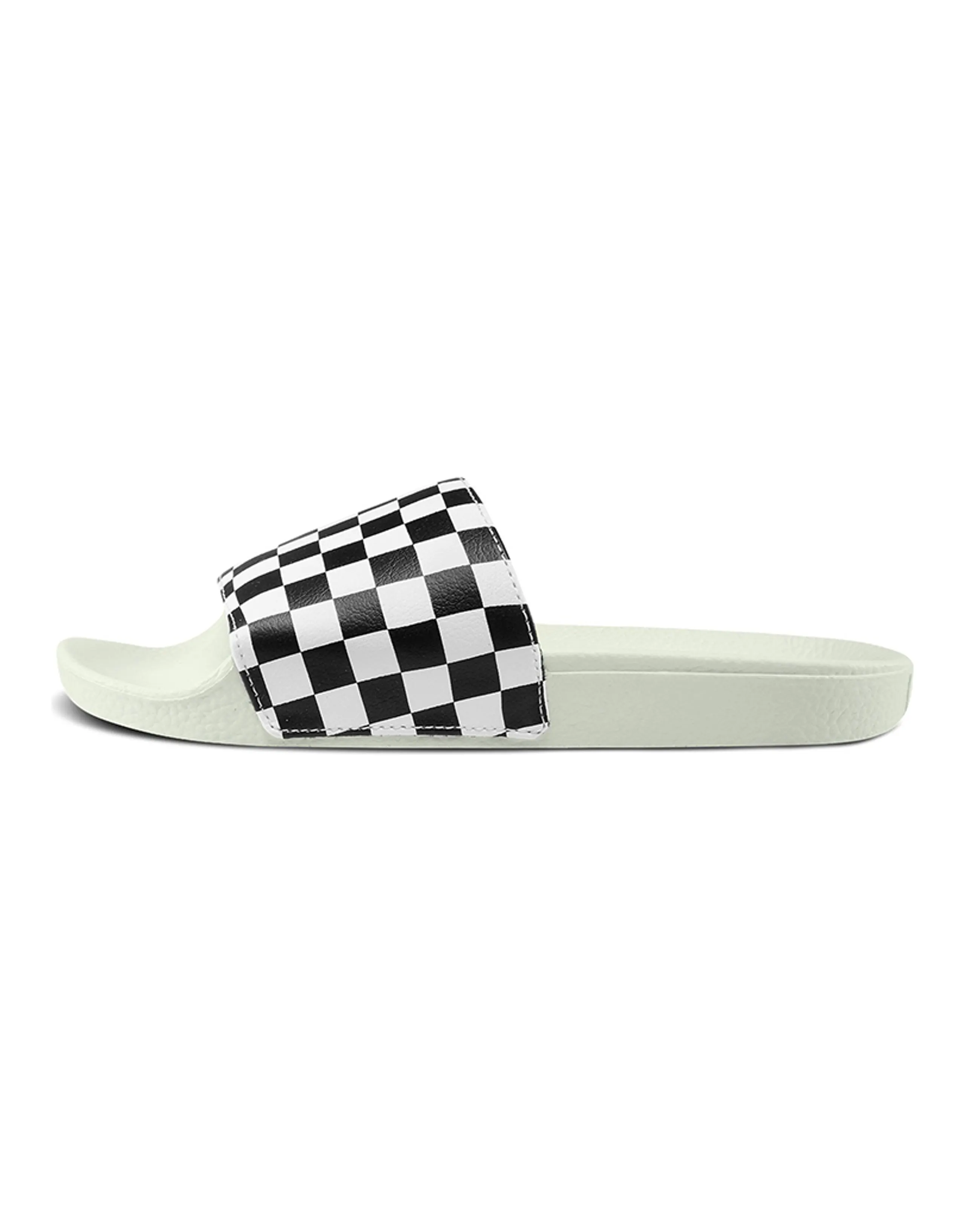 Vans Slide On 'Checkerboard White Black' Women's