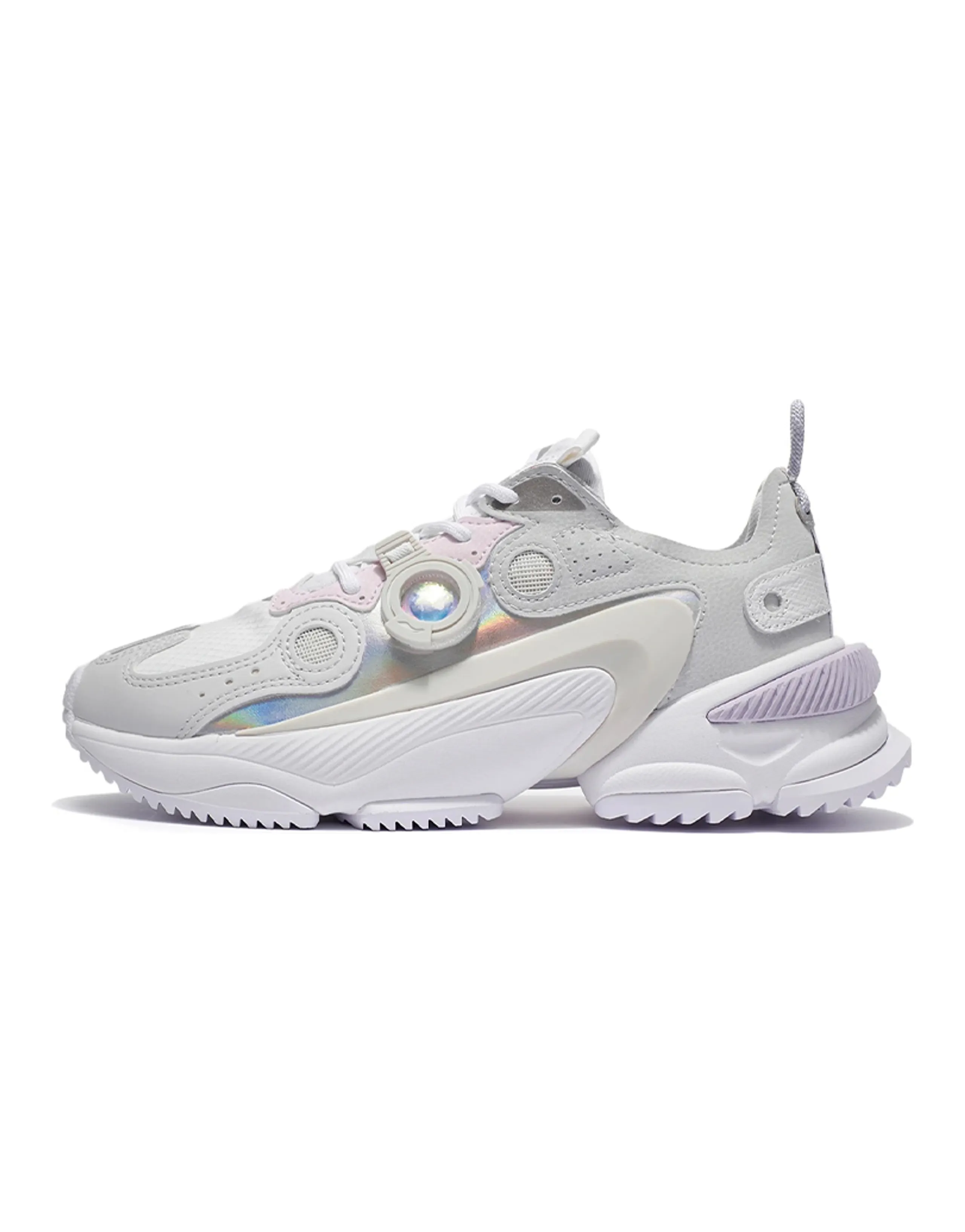 LINING Nebula M1 Casual Shoes Women's Low-Top Gray