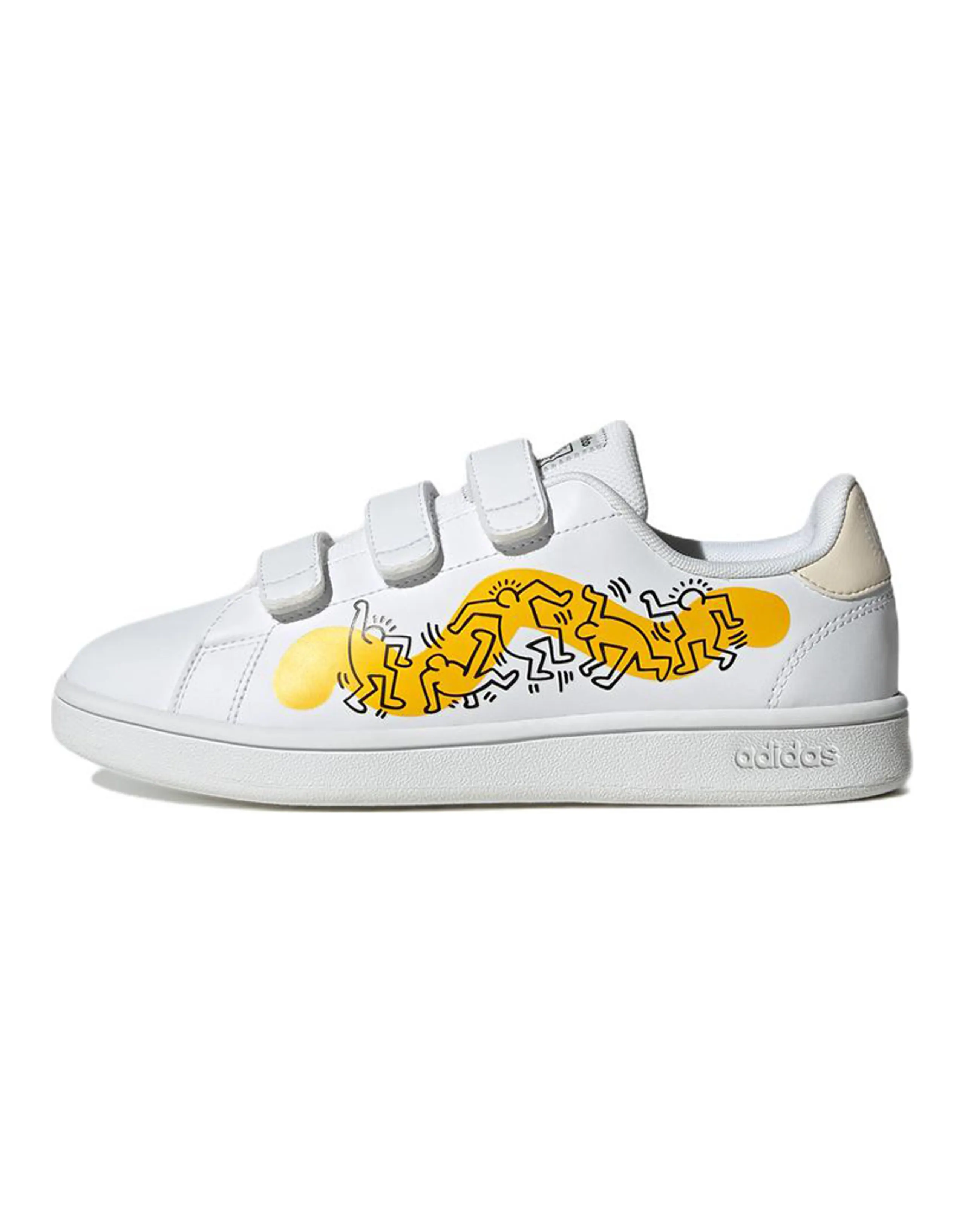 Adidas Neo Advantage . 'White Yellow'