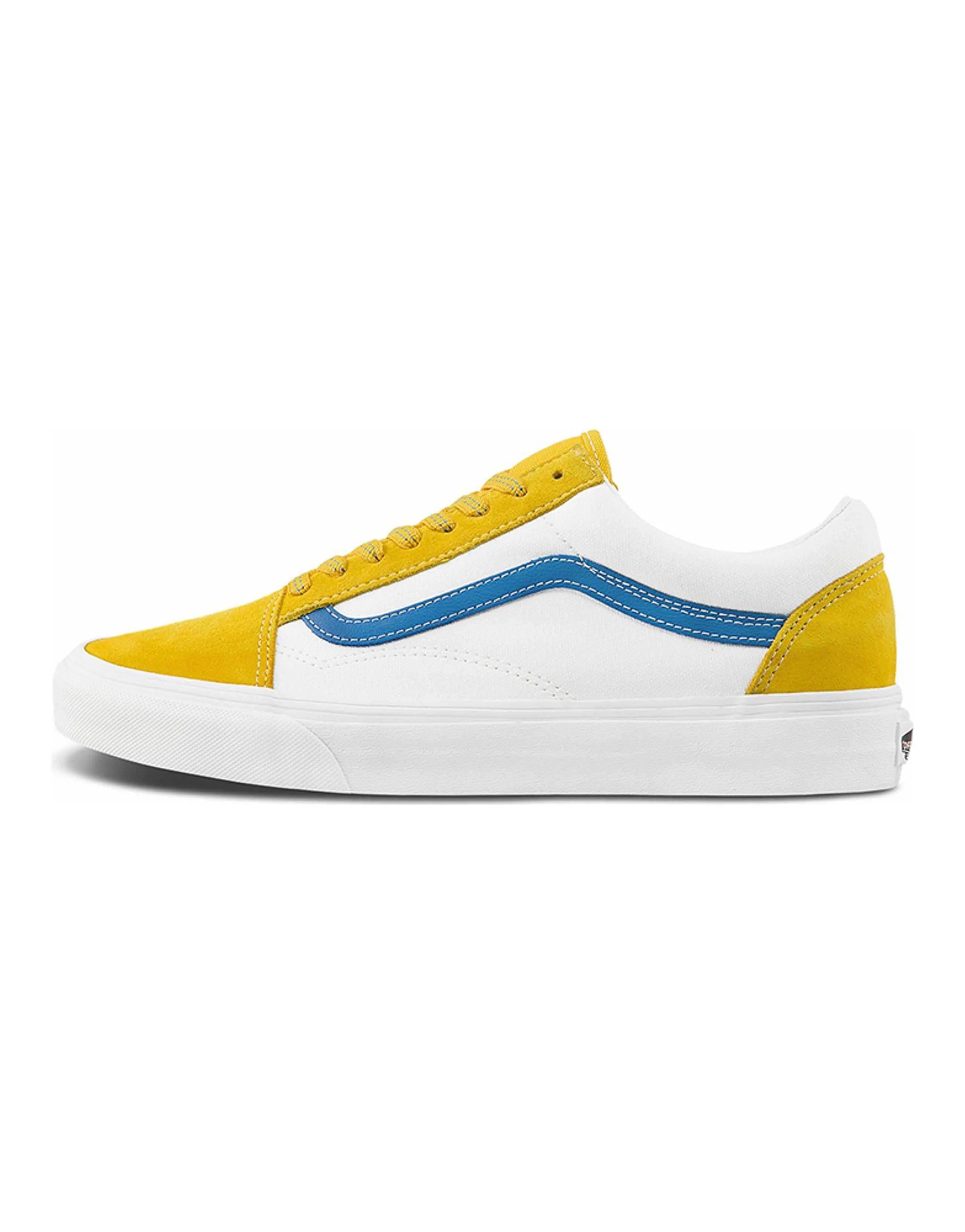 Vans Old Skool White/Yellow/Blue