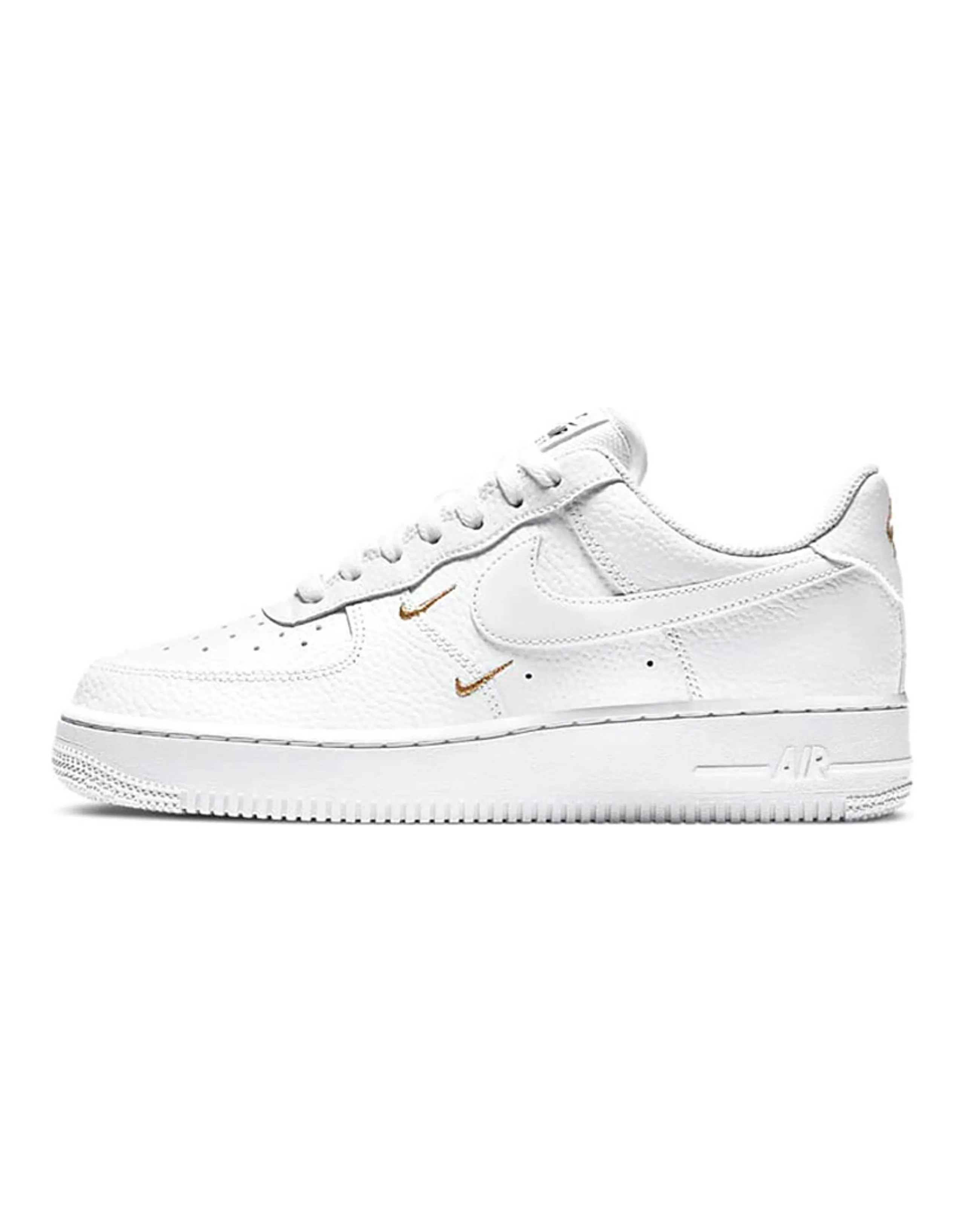 Nike Air Force 1 Low 07 Essential White Metallic Gold Women's