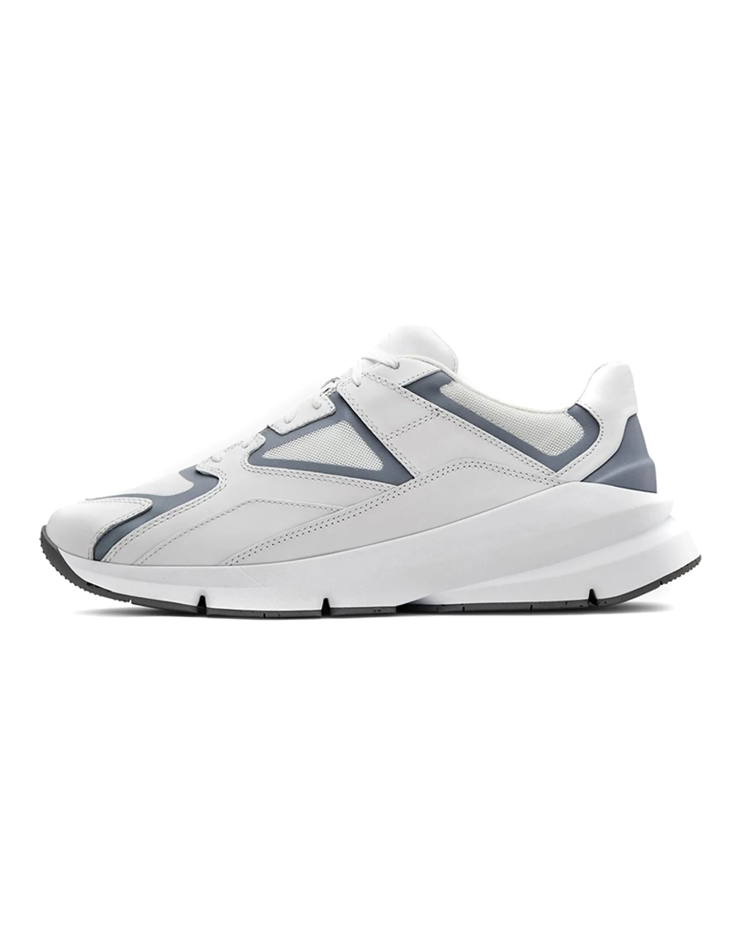 Under Armour Forge 96 Anti-Slip And Wear-Resistant Breathable Low-Top Chunky Sneakers Unisex Gray White