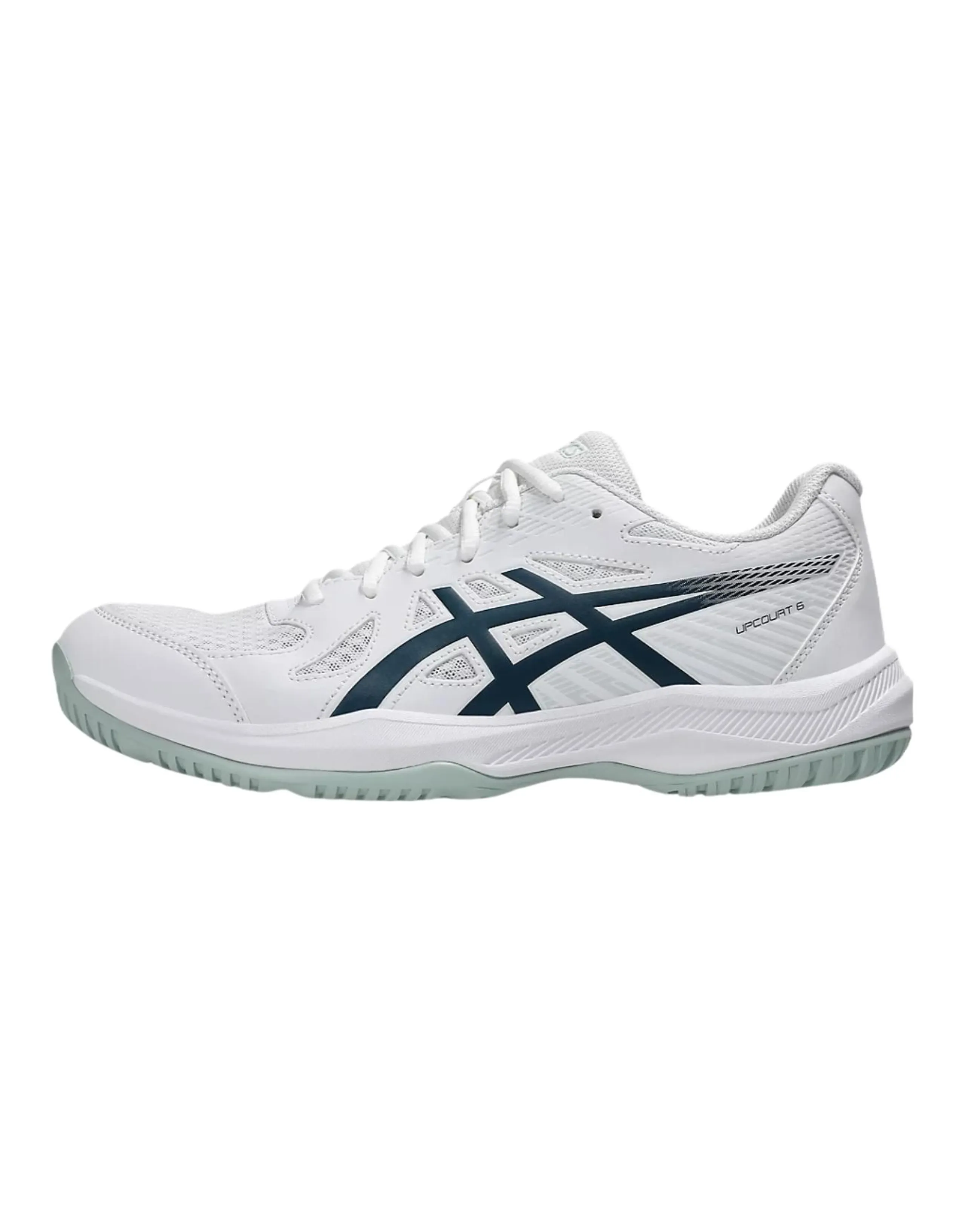 ASICS Upcourt 6 White Tranquil Teal
