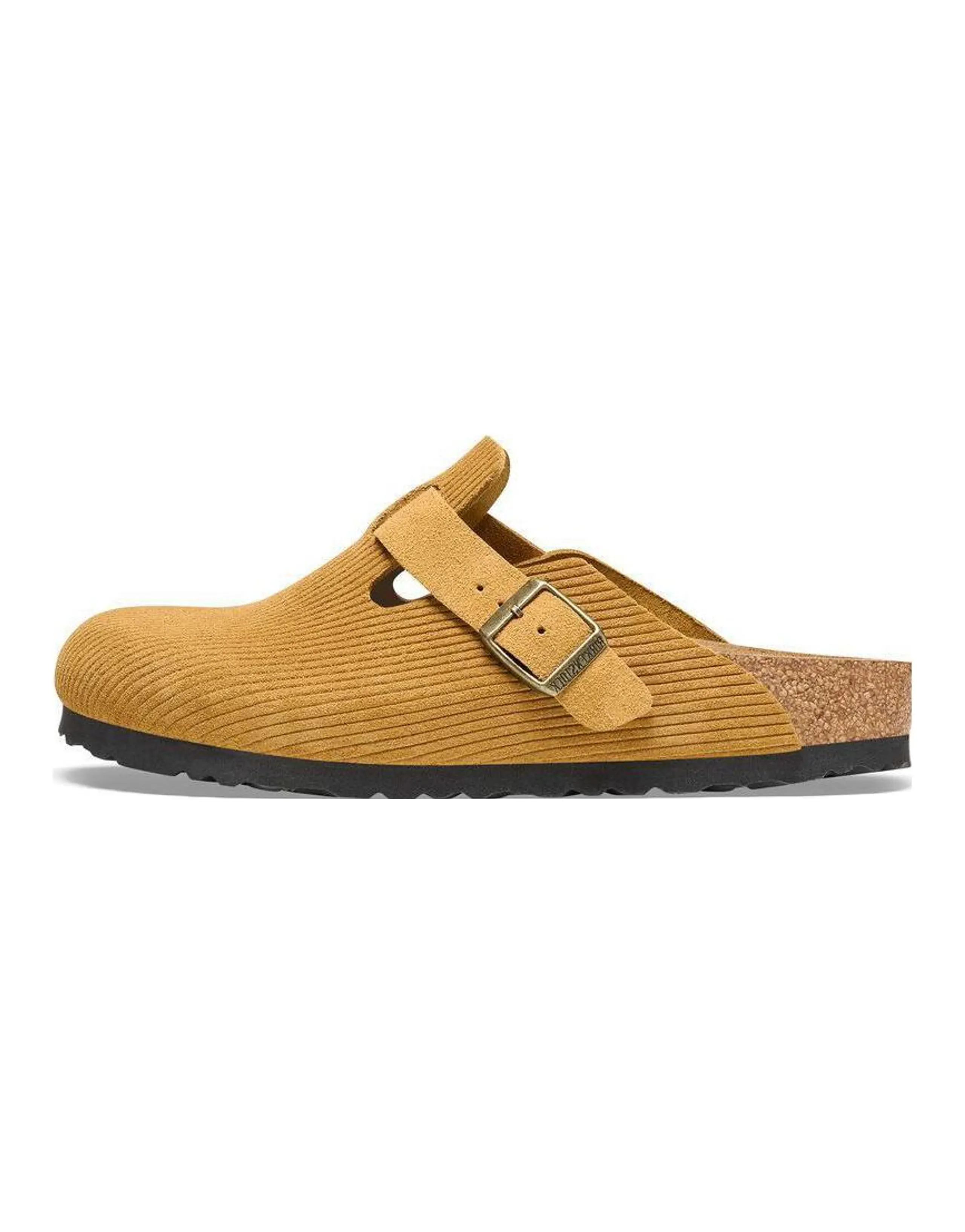 Birkenstock Boston Suede Embossed Narrow Fit 'Cork Brown'
