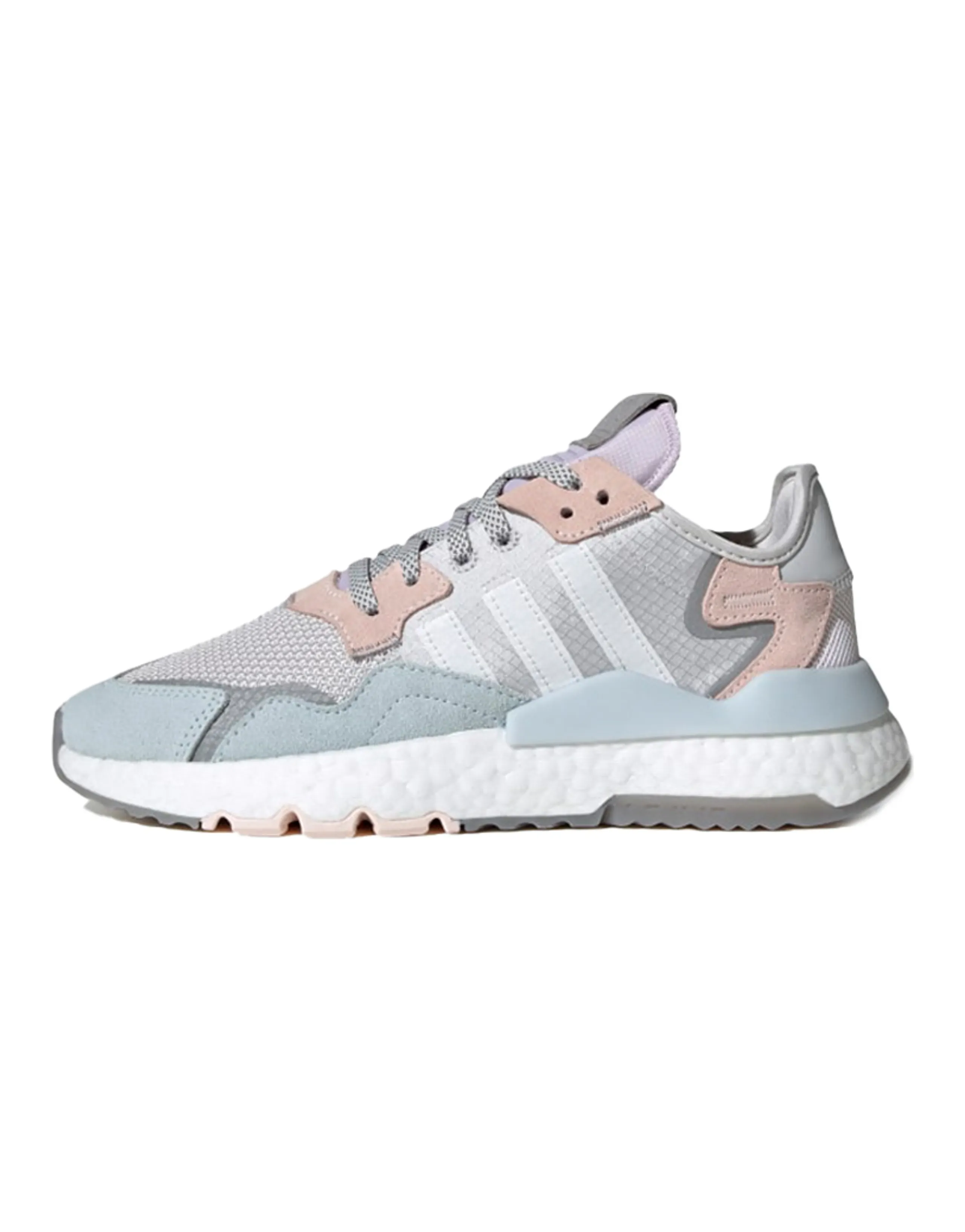 Adidas Originals Nite Jogger Grey Pink Tint Women's