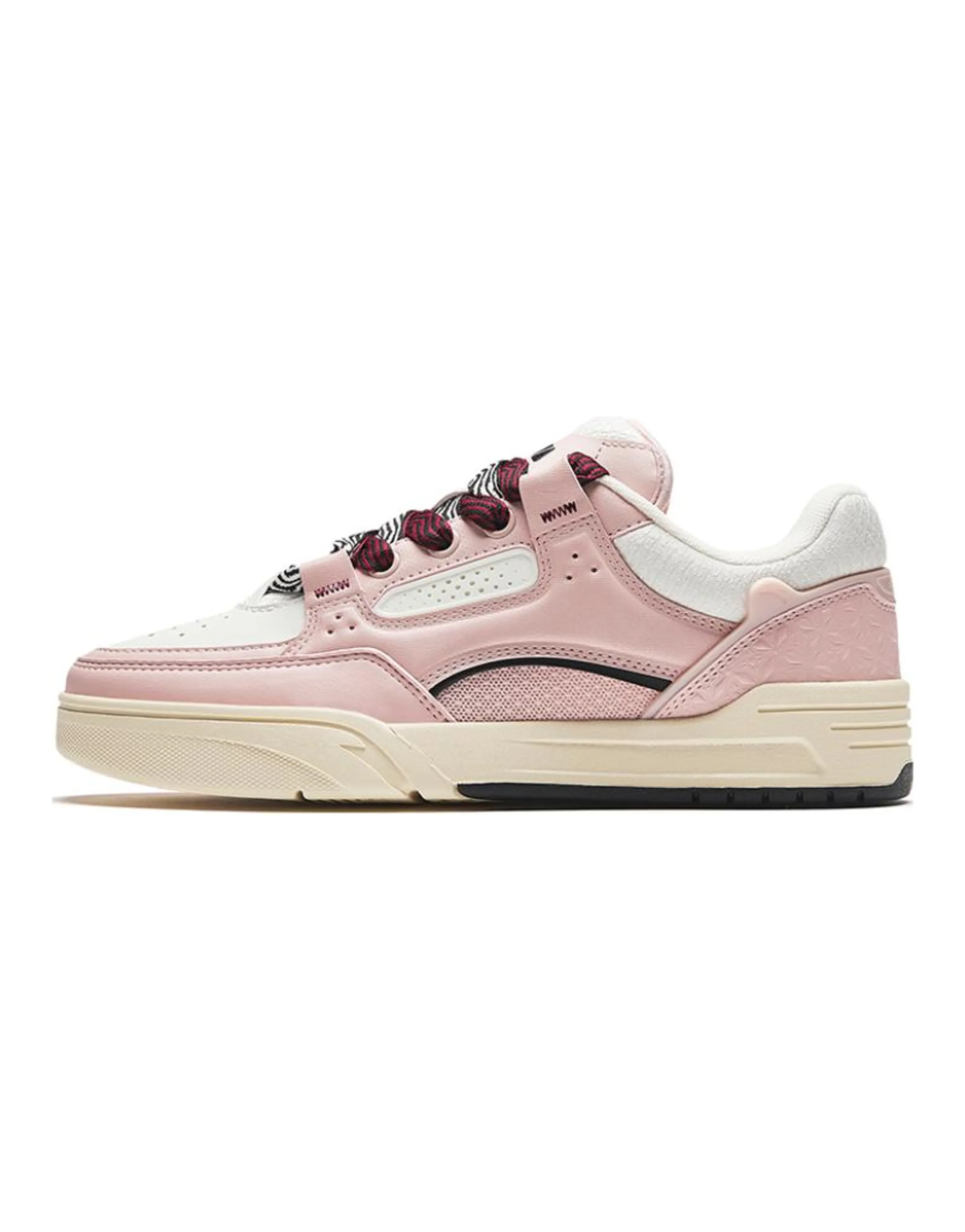 ANTA AOJIE Skateboard Shoes Men Low-Top Pink