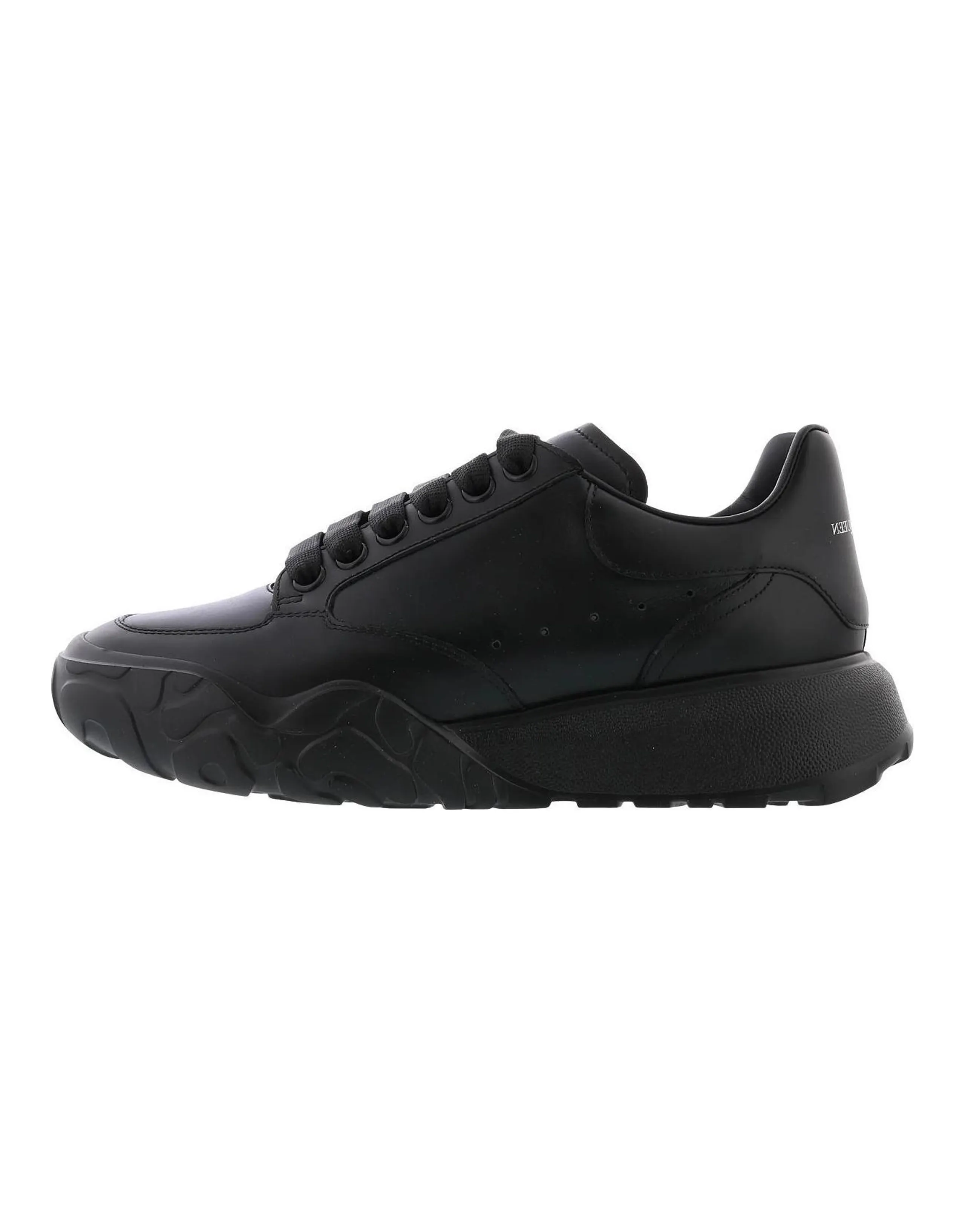 Alexander McQueen Court Trainer Oversized Low top Casual Shoes Women's Black