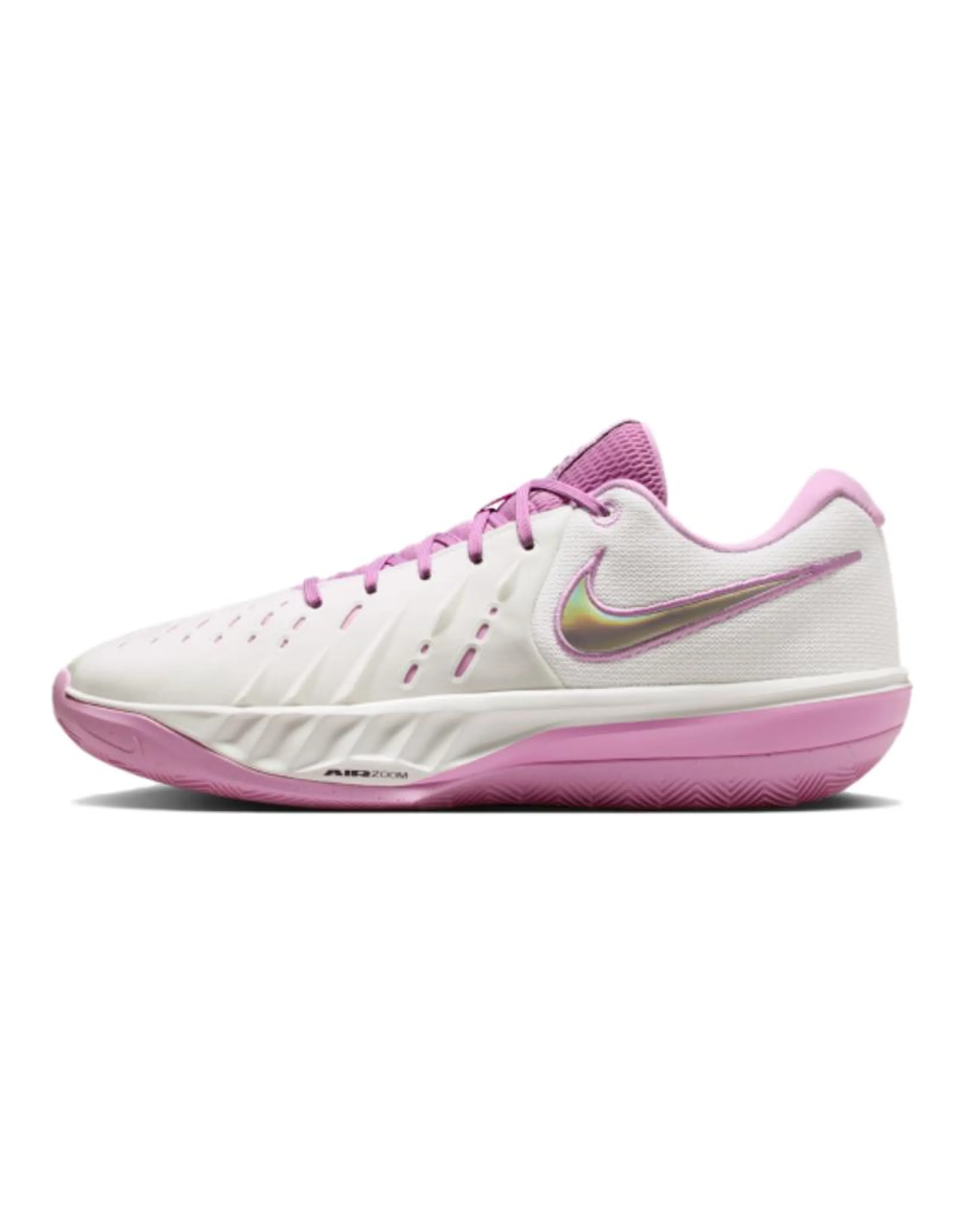 Nike Air Zoom G.T. Cut Academy 2 EP Comfortable Fit Responsive Grip Basketball Shoes Unisex White Purple