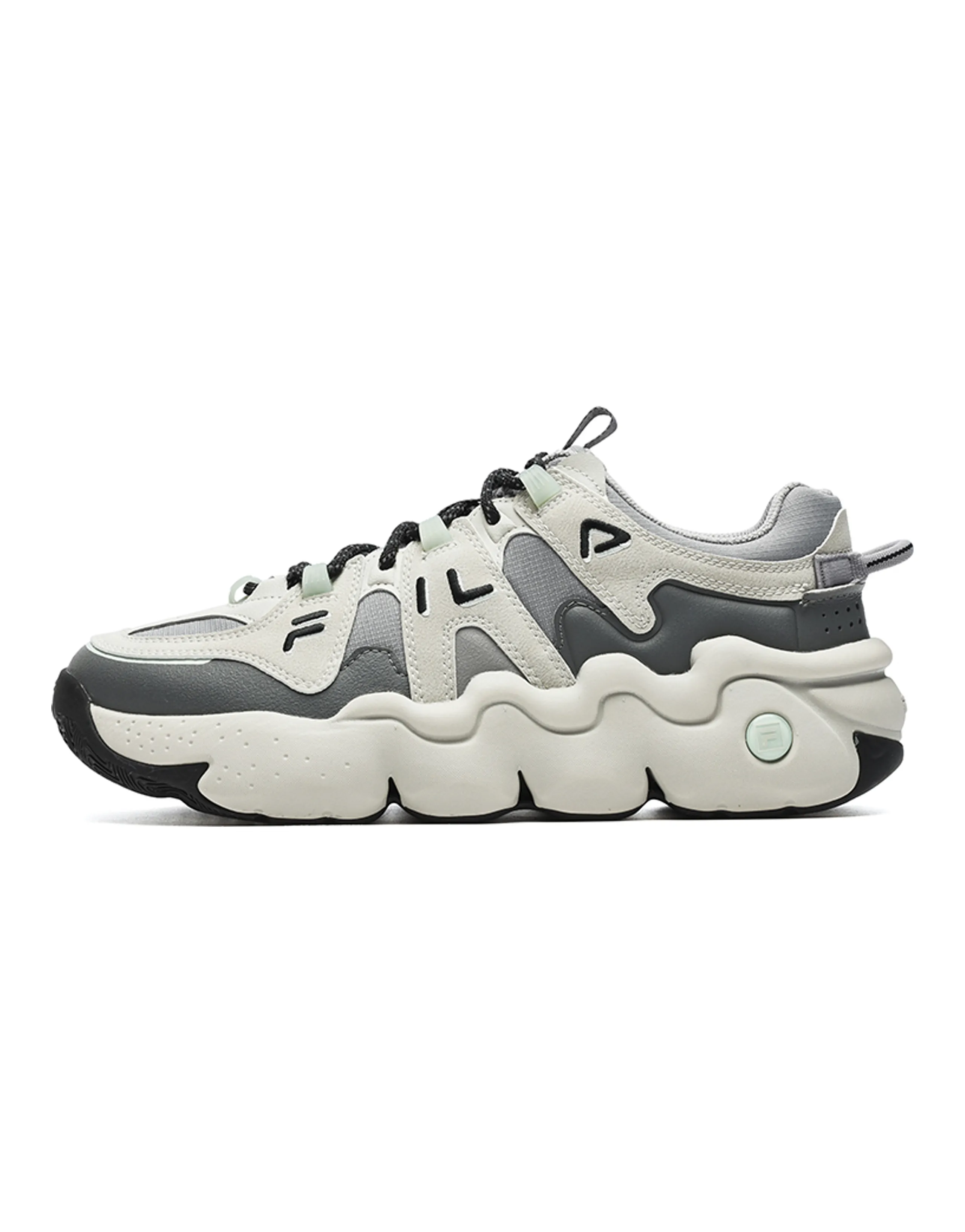FILA Panini Basketball Shoes 'White Grey'